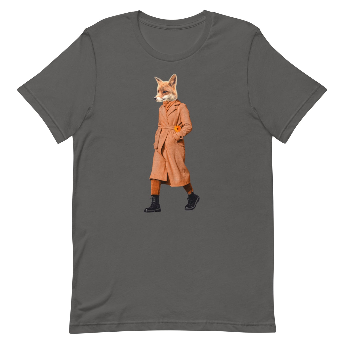 Fox In A Trench Coat Unisex t-shirt