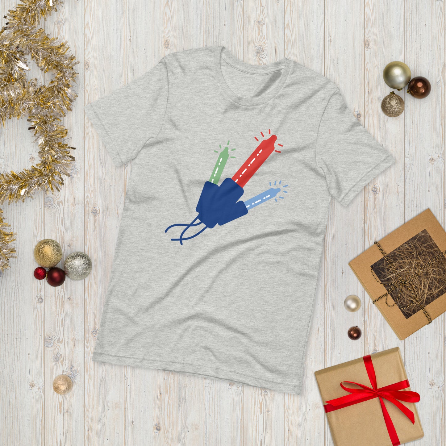 Christmas Lights Unisex t-shirt