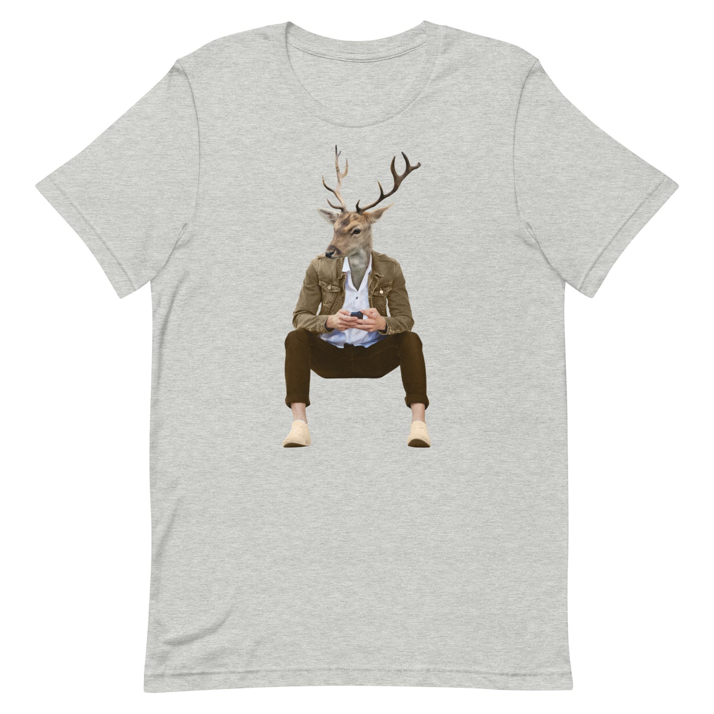 Deer In A Jacket Unisex t-shirt