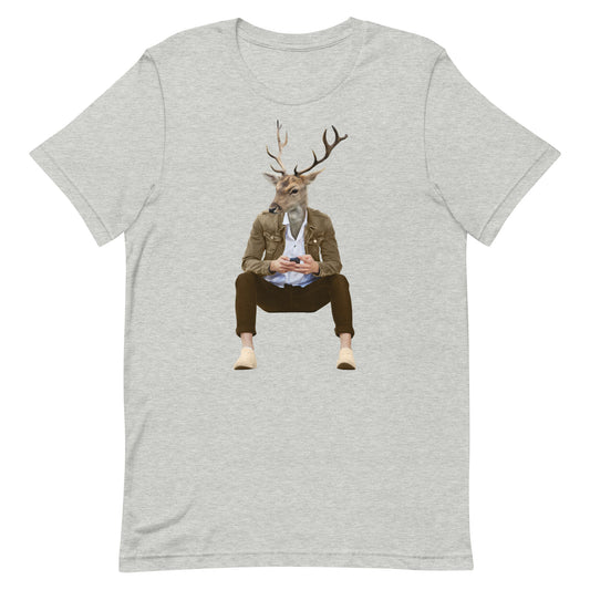 Deer In A Jacket Unisex t-shirt