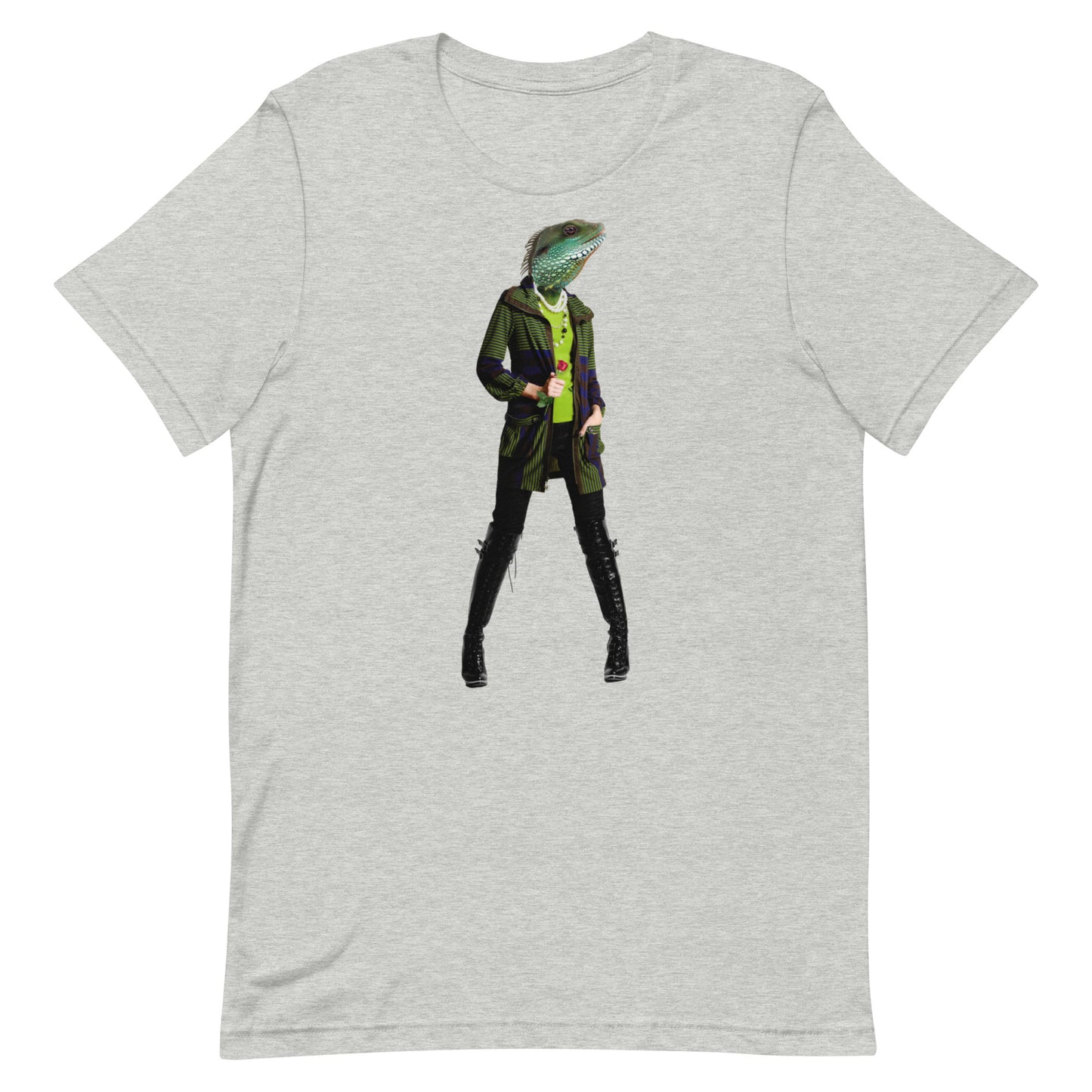 Edgy Fish Collage Unisex t-shirt