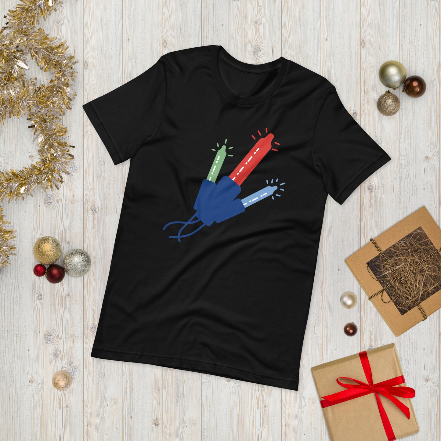 Christmas Lights Unisex t-shirt