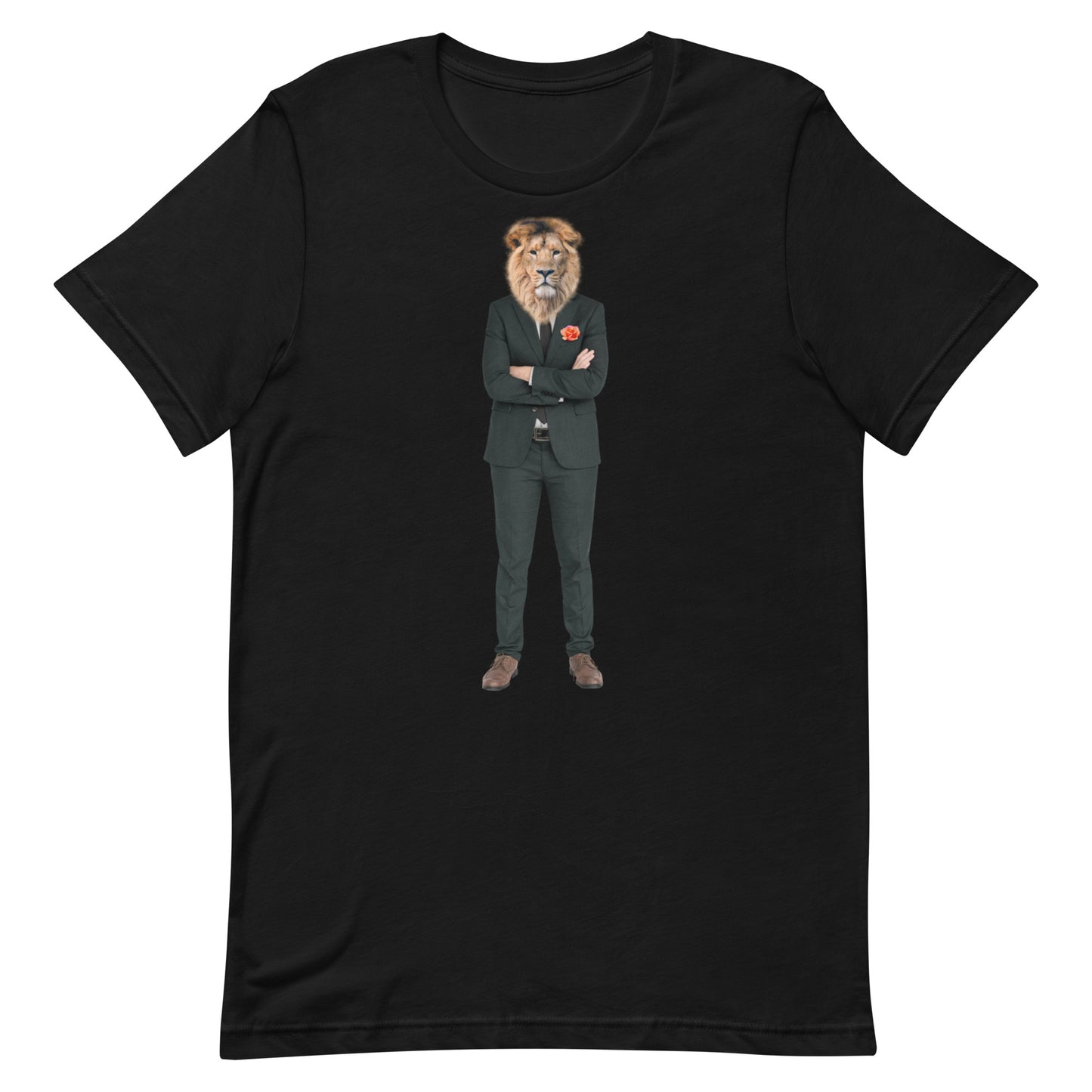 Lion In A Suit Unisex t-shirt