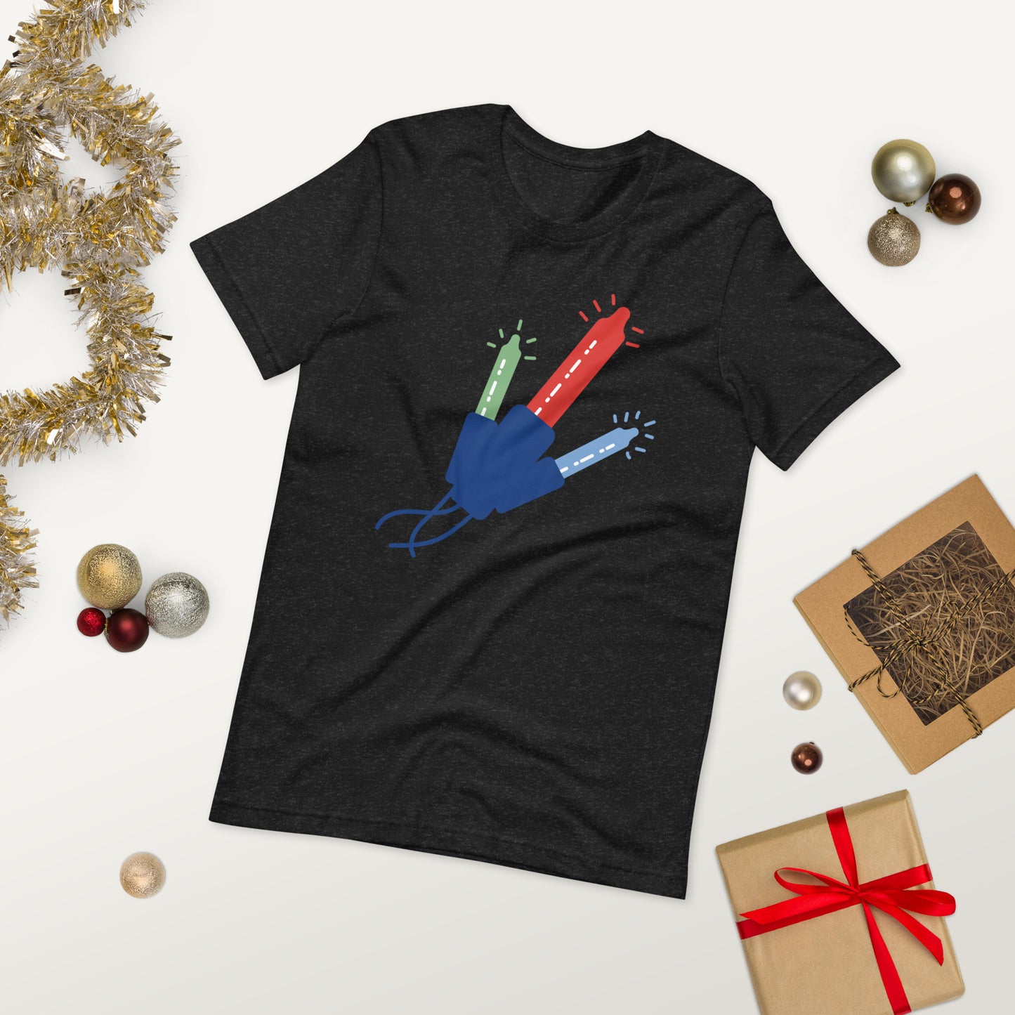 Christmas Lights Unisex t-shirt