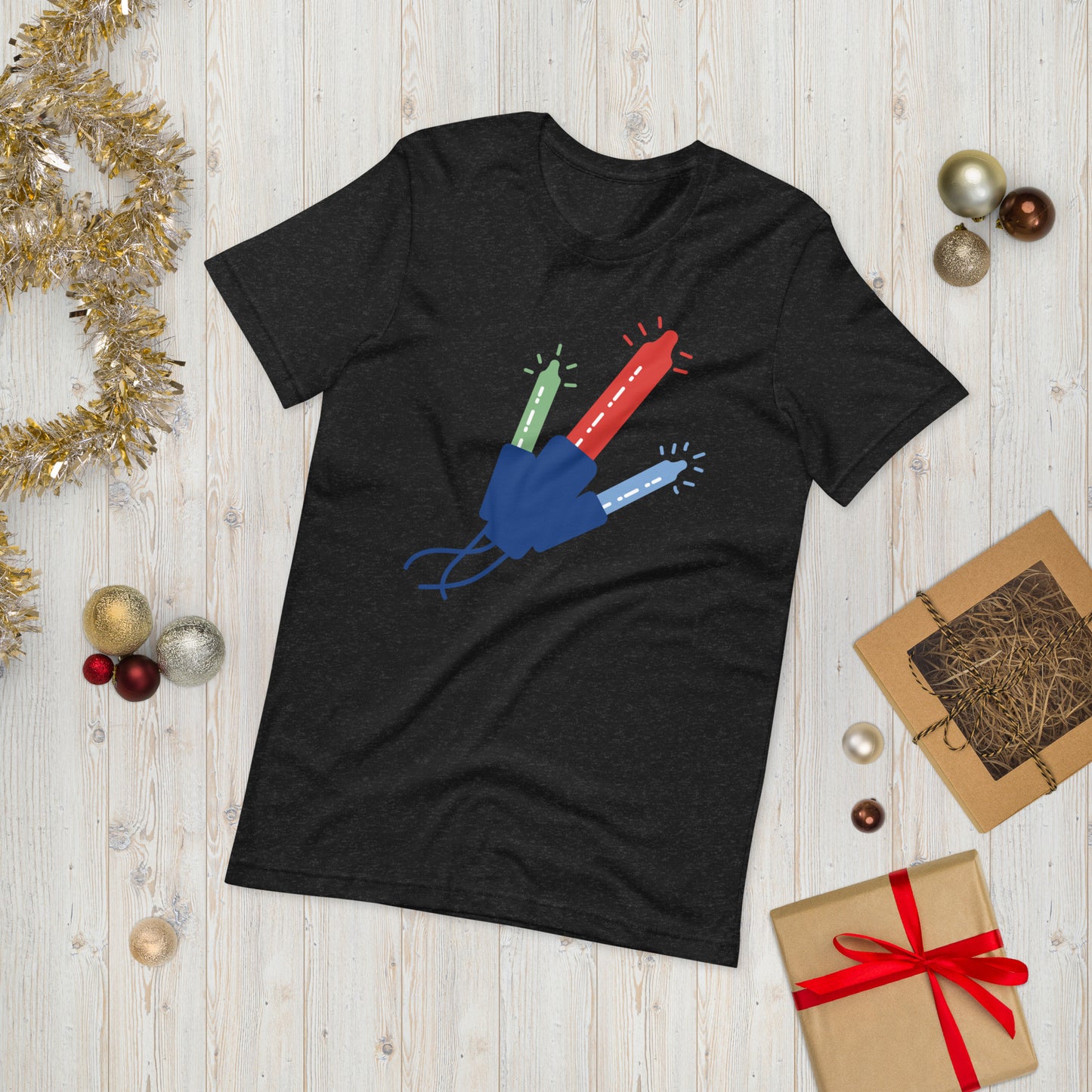 Christmas Lights Unisex t-shirt