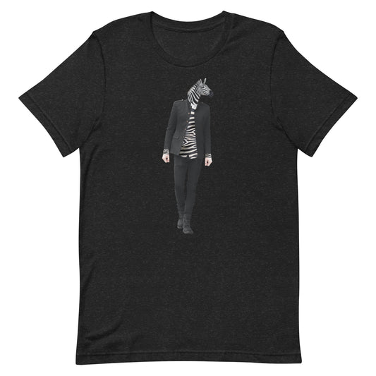 Zebra In A Suit Unisex t-shirt