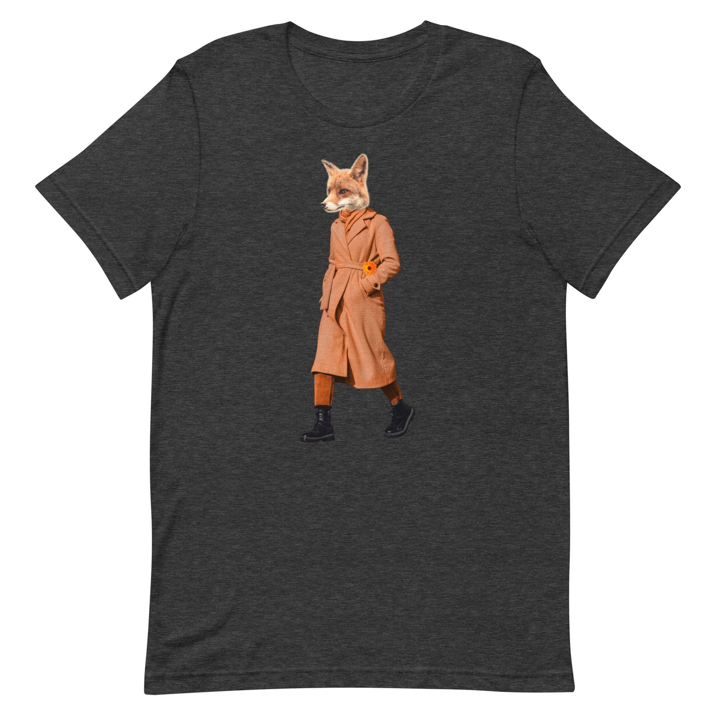 Fox In A Trench Coat Unisex t-shirt