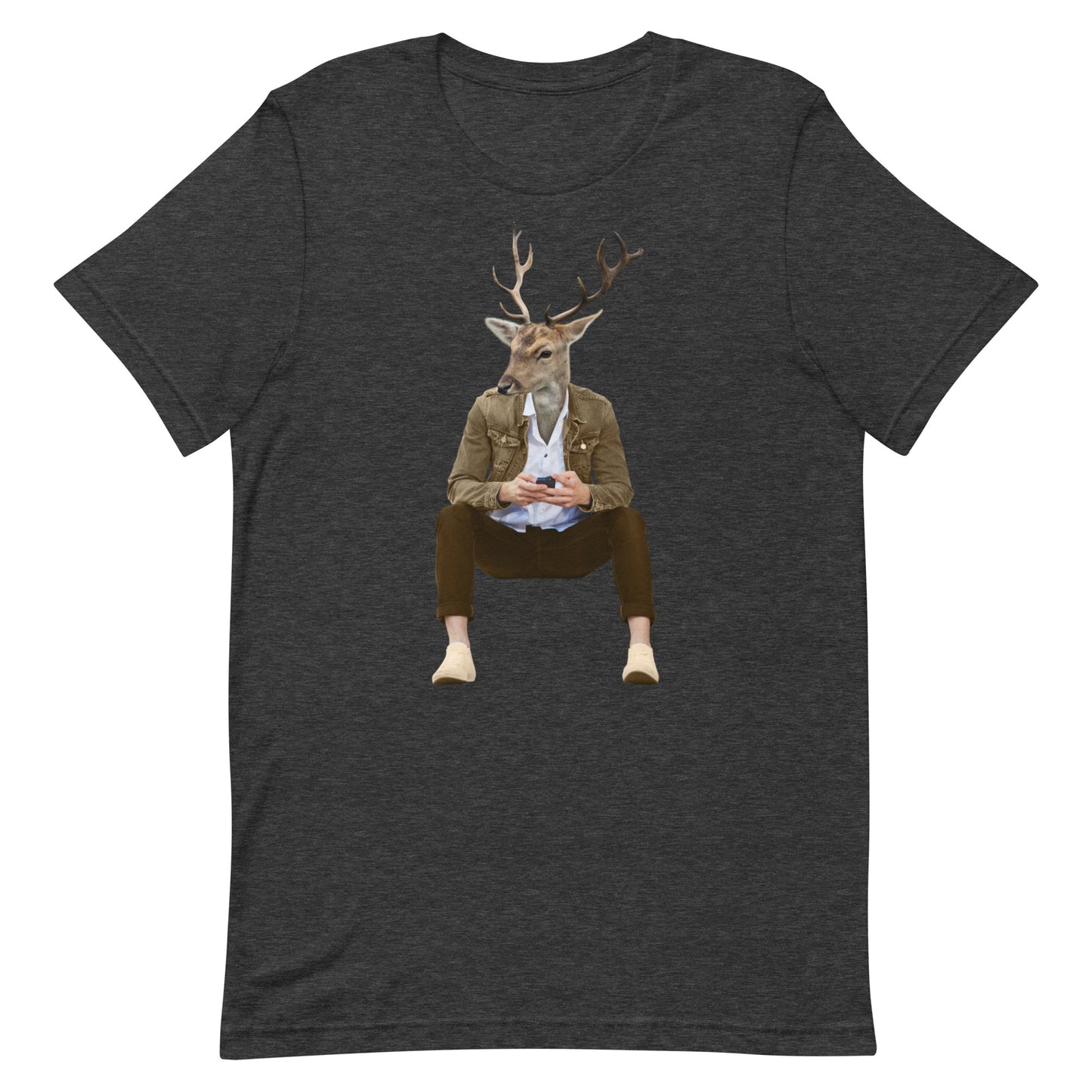 Deer In A Jacket Unisex t-shirt