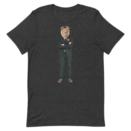 Lion In A Suit Unisex t-shirt