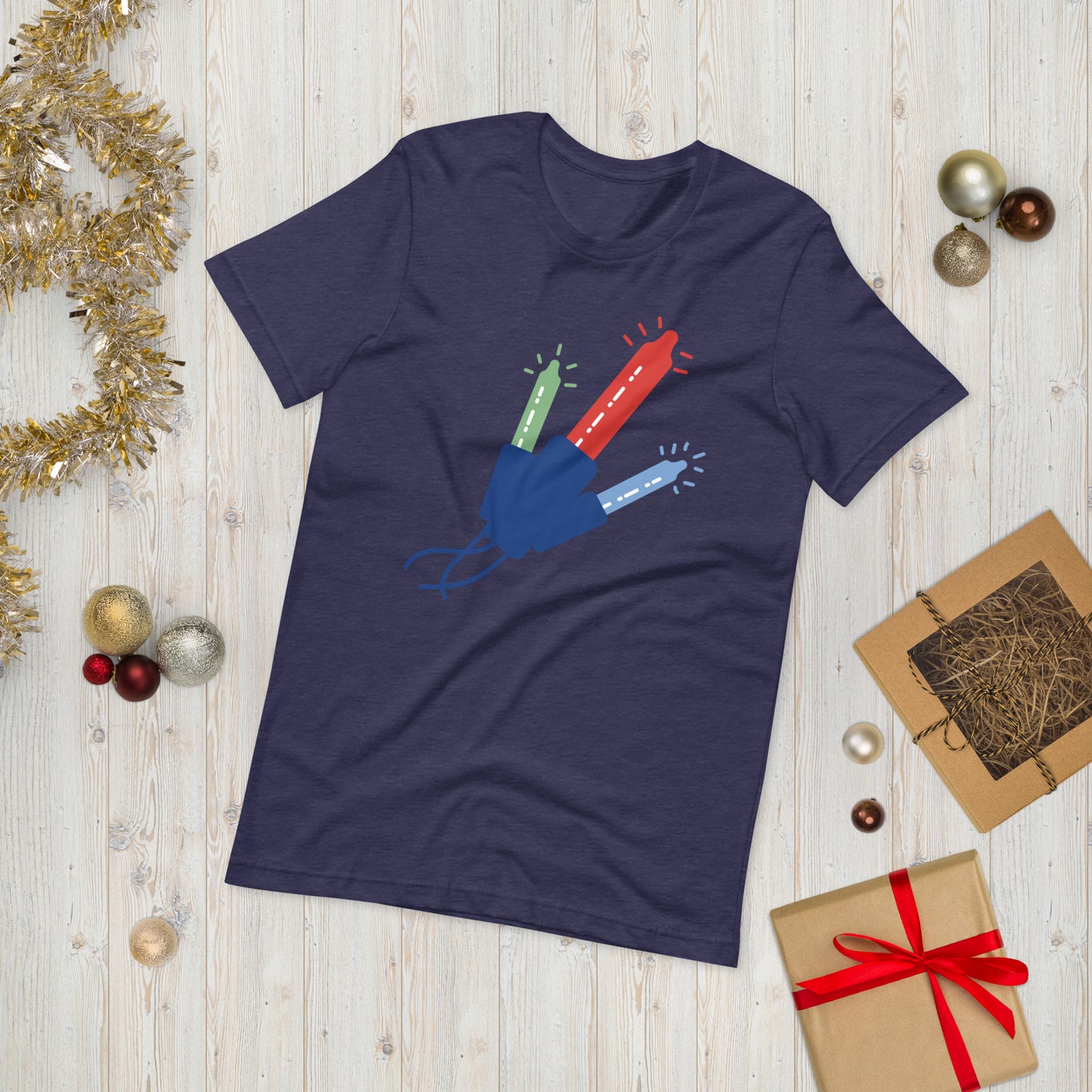 Christmas Lights Unisex t-shirt