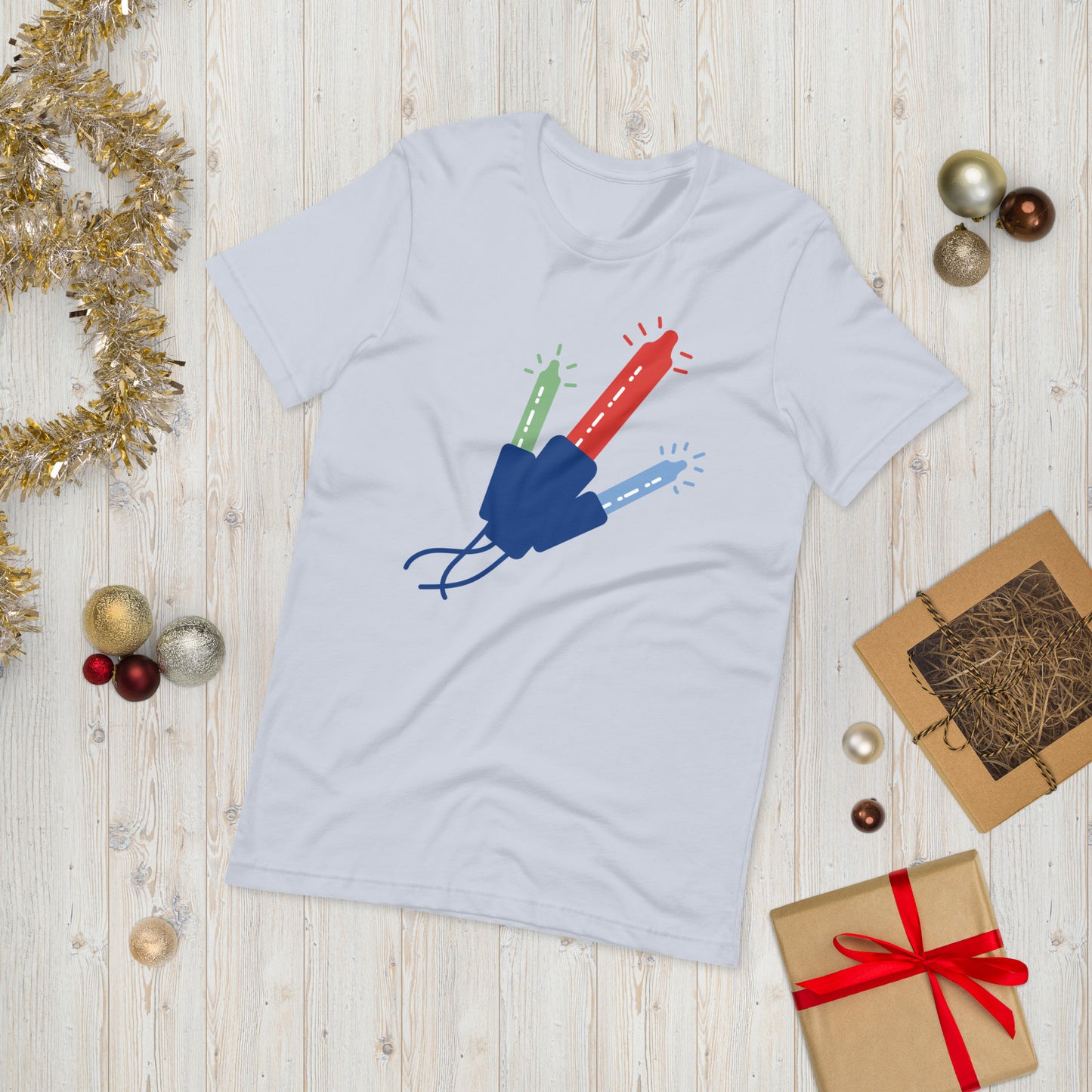 Christmas Lights Unisex t-shirt