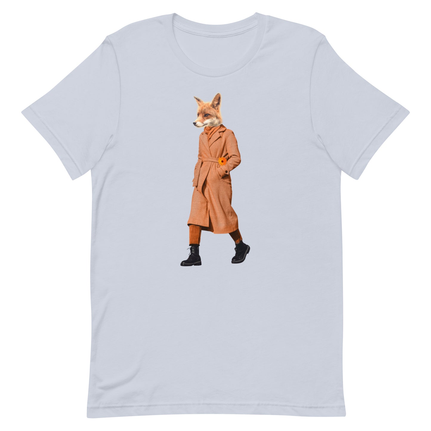 Fox In A Trench Coat Unisex t-shirt