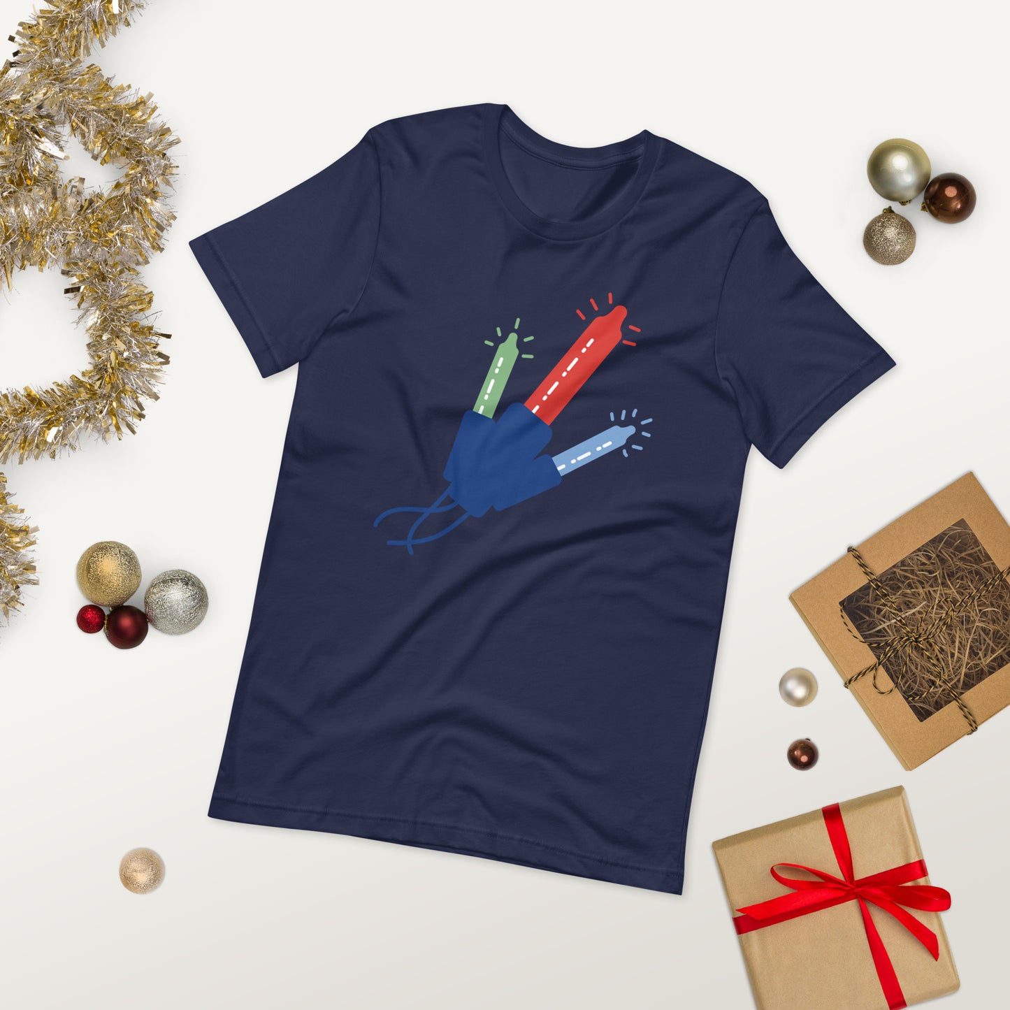 Christmas Lights Unisex t-shirt