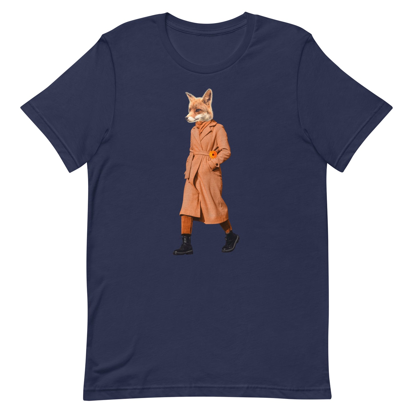 Fox In A Trench Coat Unisex t-shirt