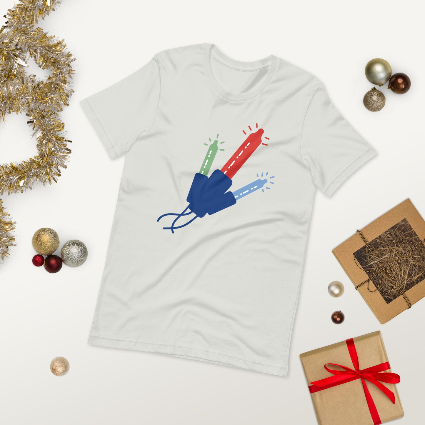 Christmas Lights Unisex t-shirt