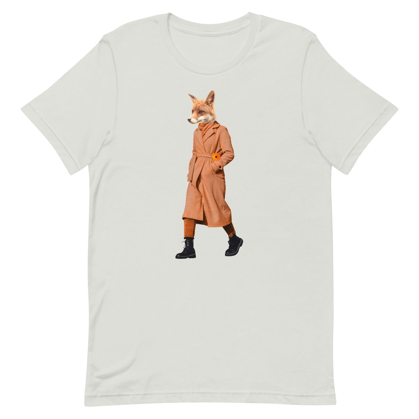 Fox In A Trench Coat Unisex t-shirt