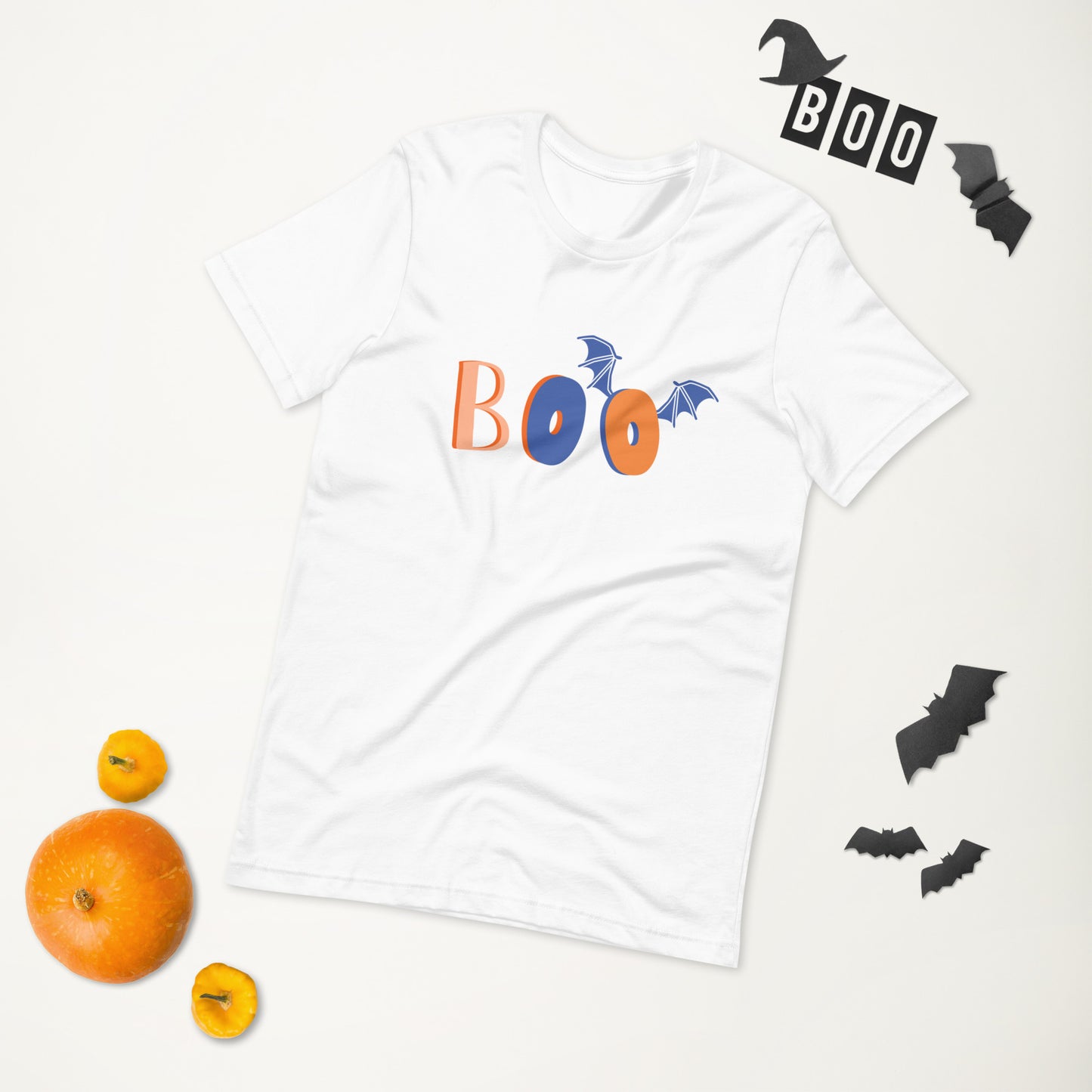 BOO Halloween Bat Unisex t-shirt