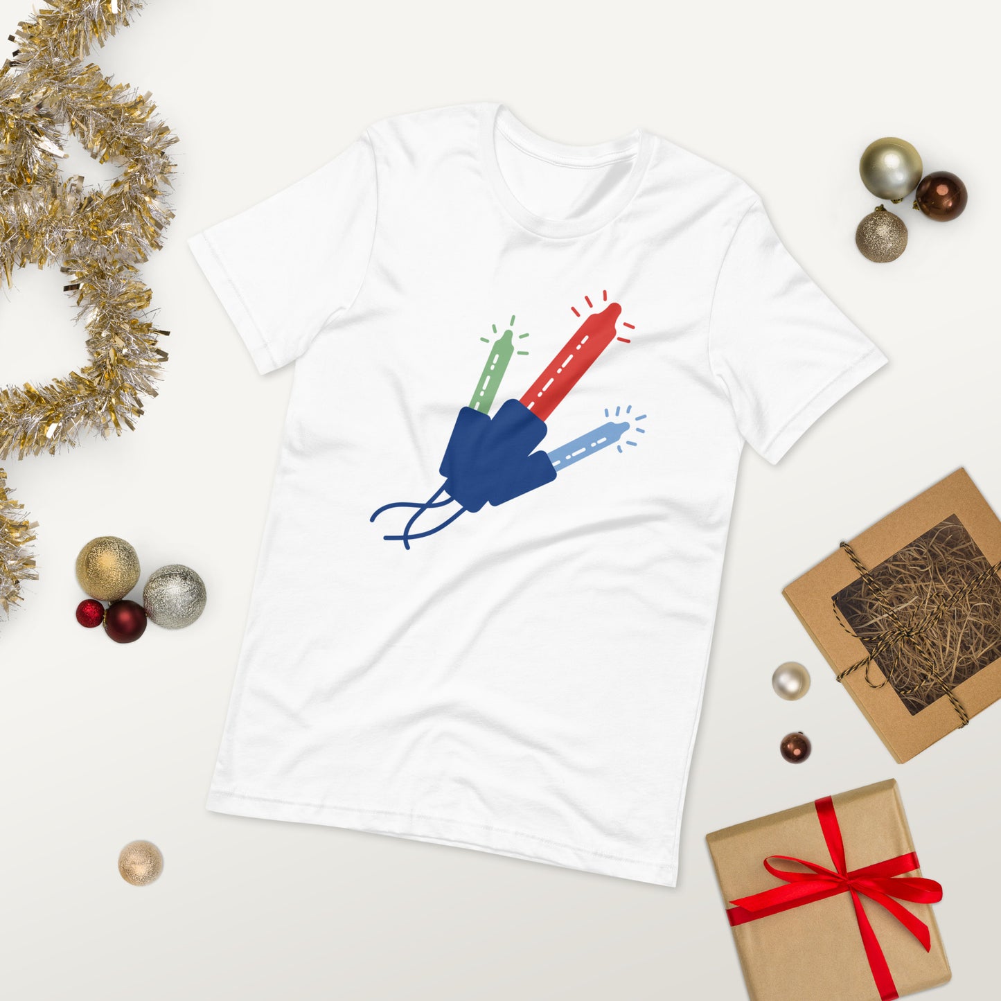 Christmas Lights Unisex t-shirt