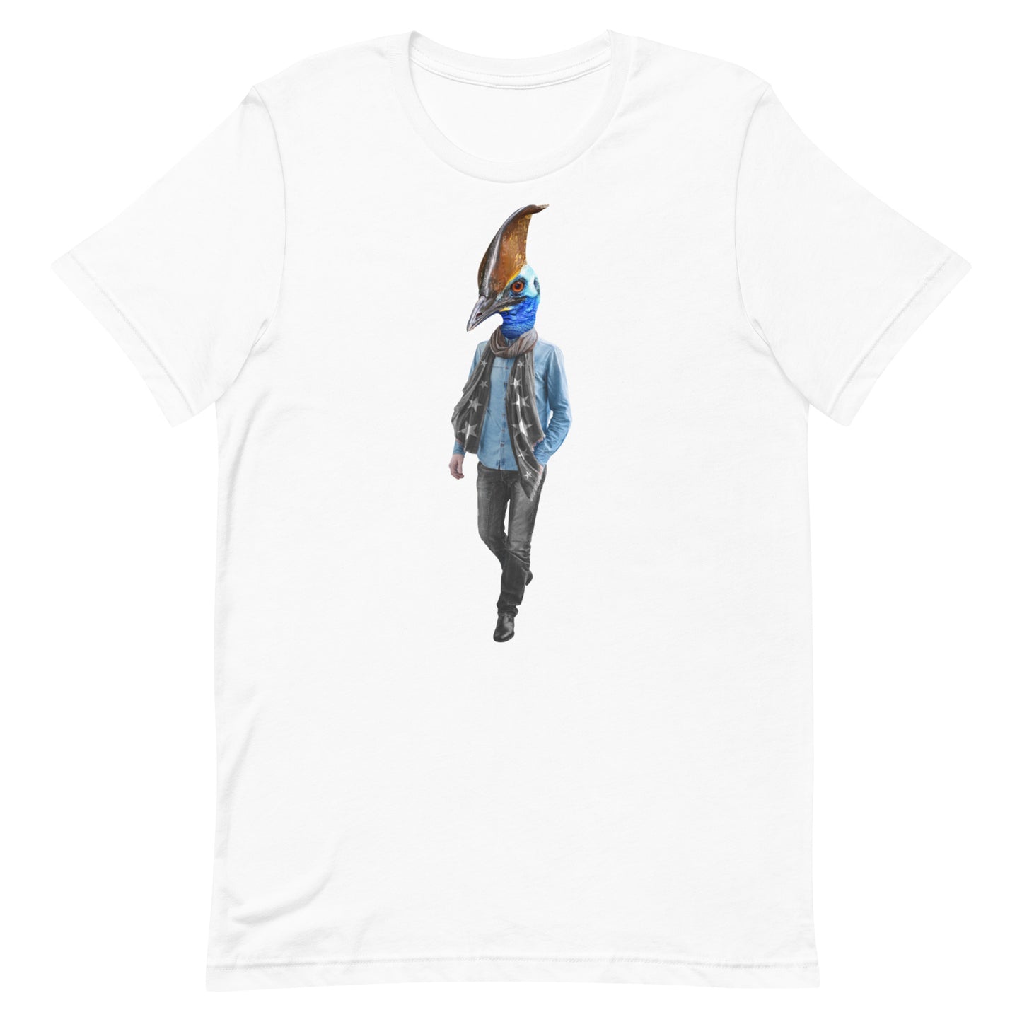 Casual Cassowary Unisex t-shirt