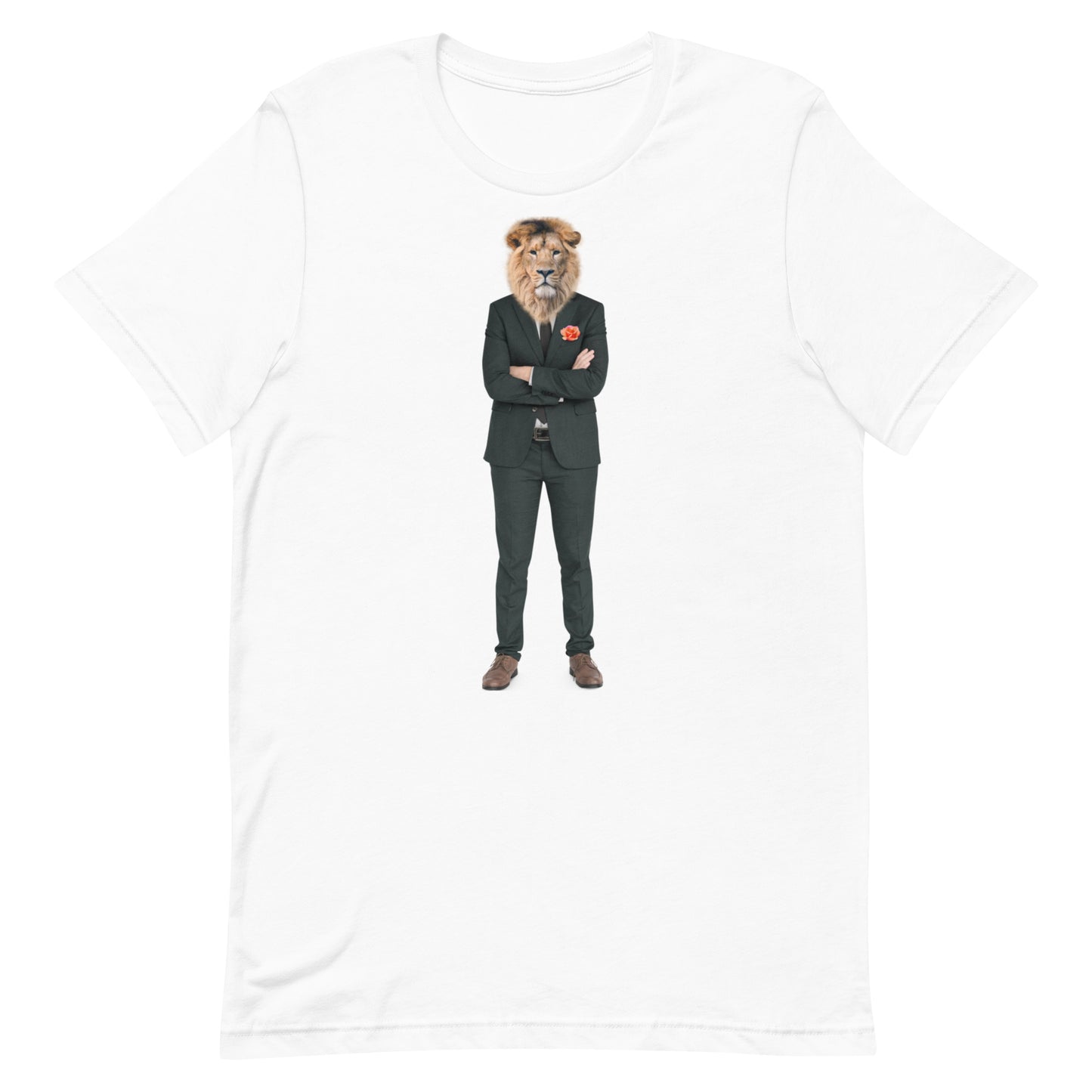 Lion In A Suit Unisex t-shirt