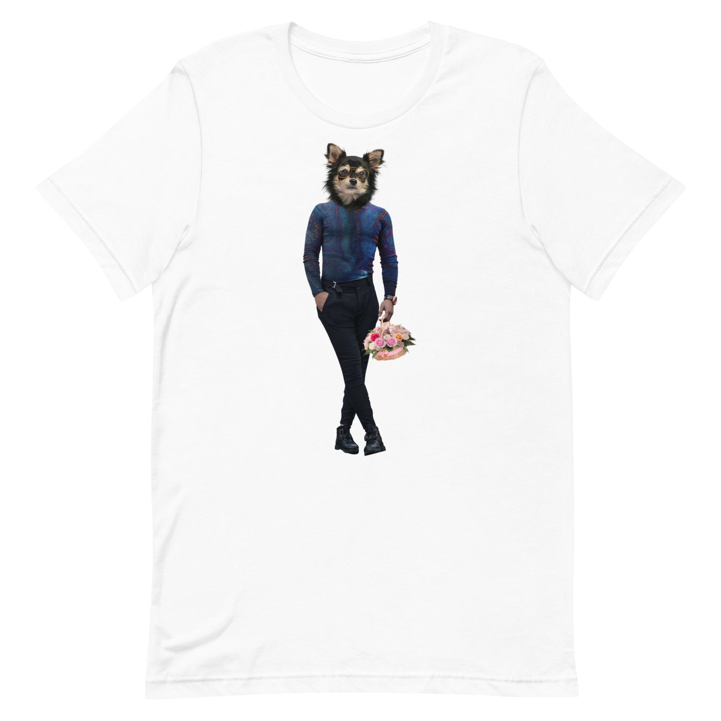 Romantic Dog Unisex t-shirt