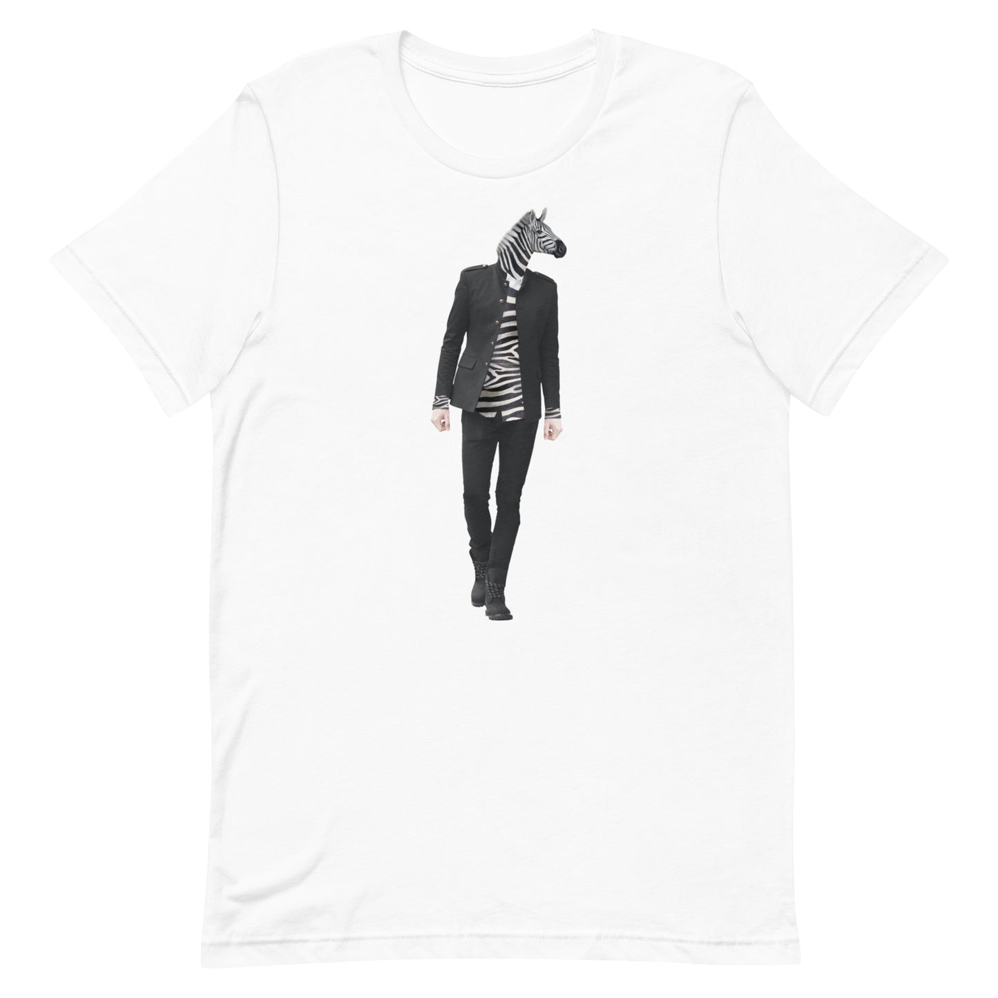 Zebra In A Suit Unisex t-shirt