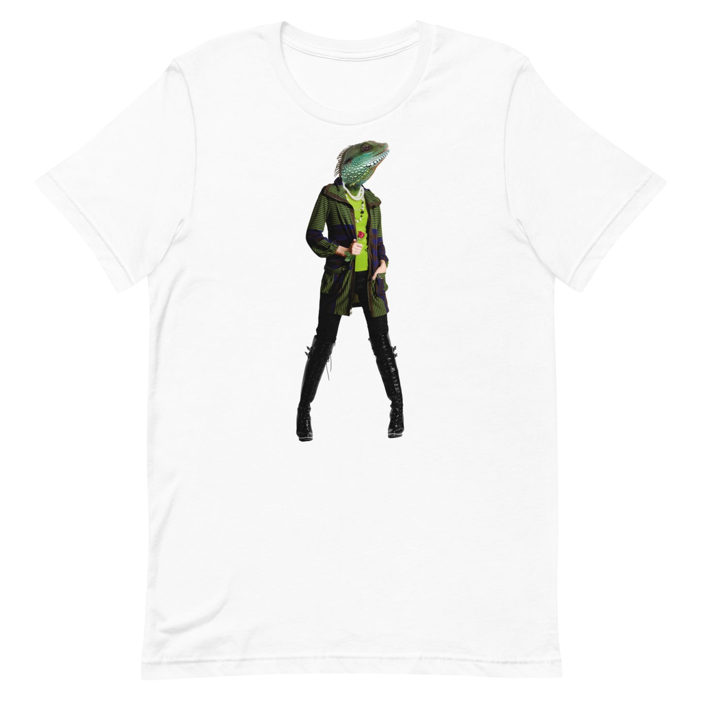 Edgy Fish Collage Unisex t-shirt