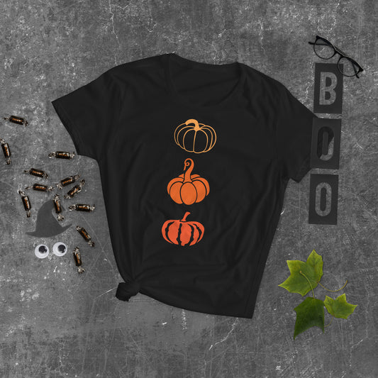 3 Pumpkins Halloween Women's short sleeve t-shirt