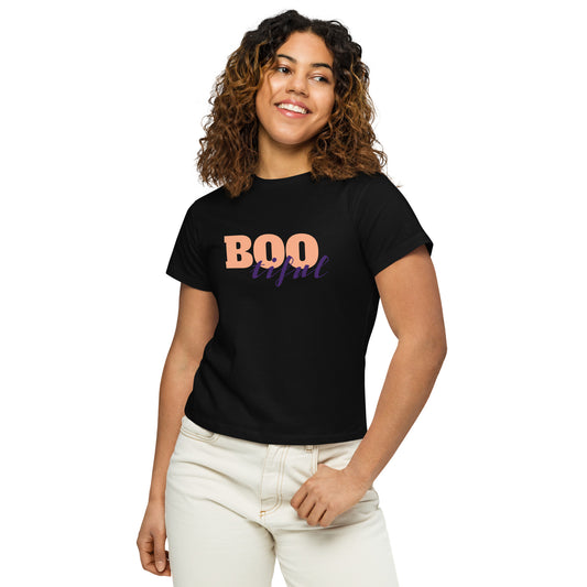 BOOTIFUL Halloween Women’s high-waisted t-shirt