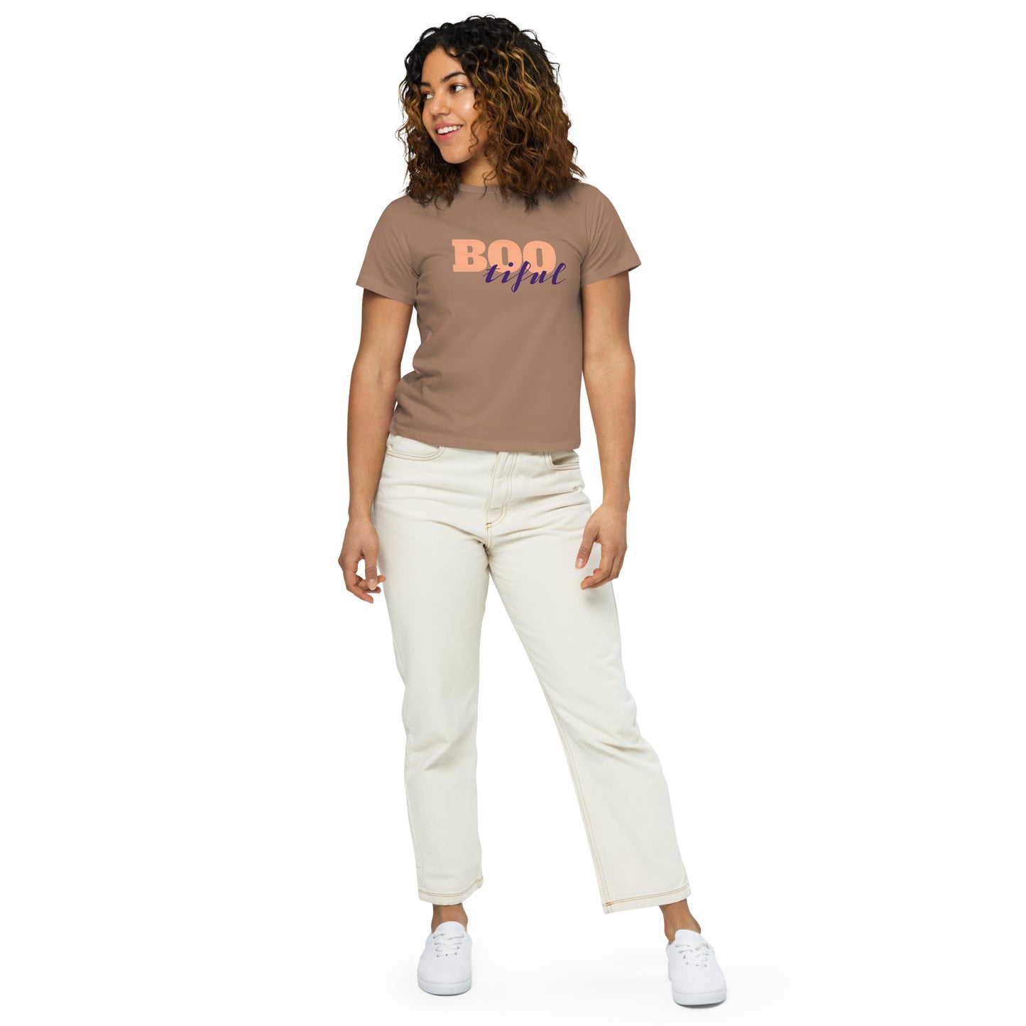 BOOTIFUL Halloween Women’s high-waisted t-shirt