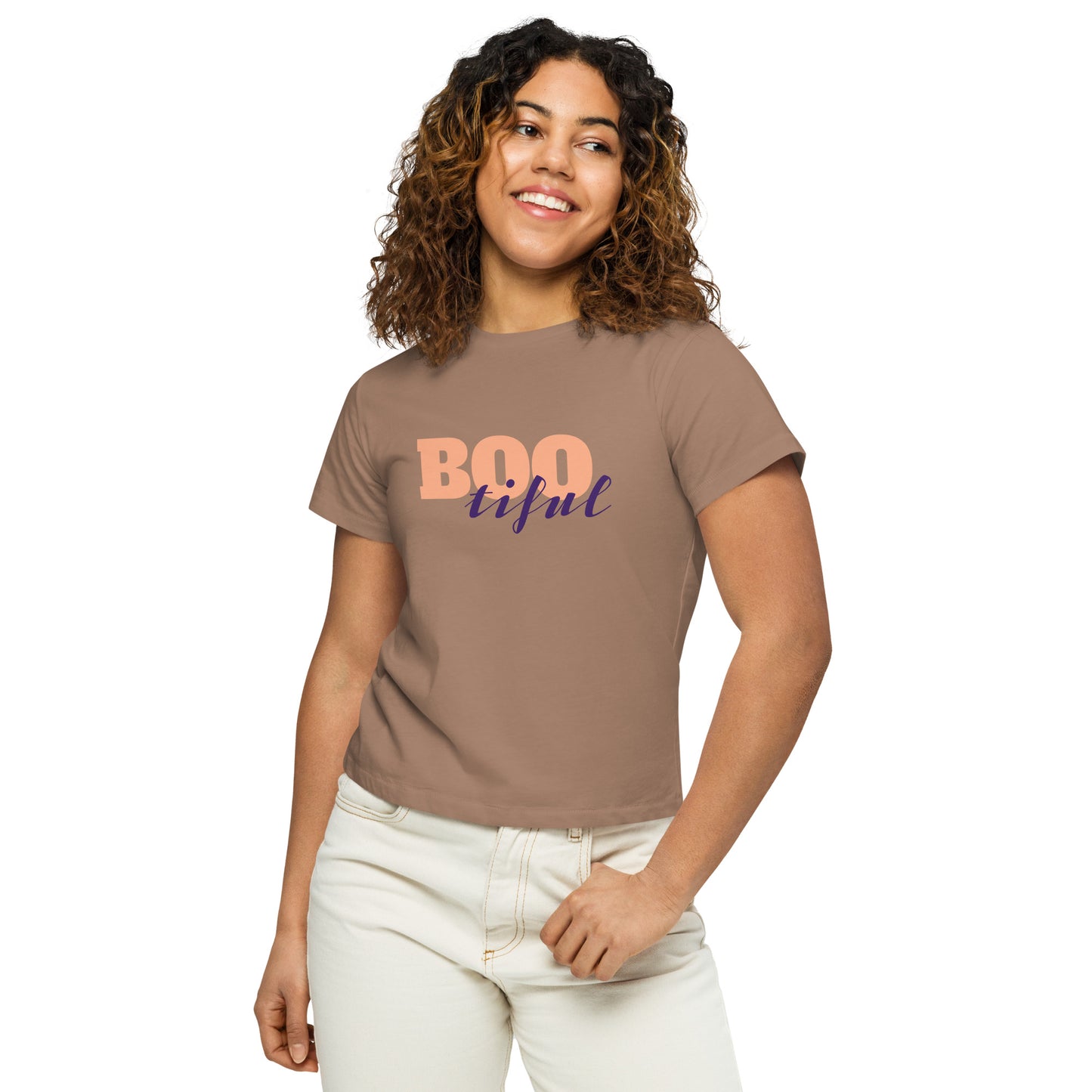 BOOTIFUL Halloween Women’s high-waisted t-shirt