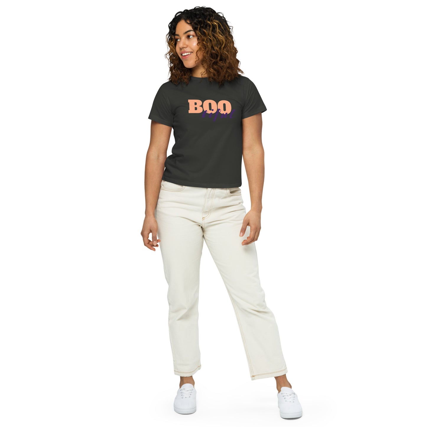 BOOTIFUL Halloween Women’s high-waisted t-shirt