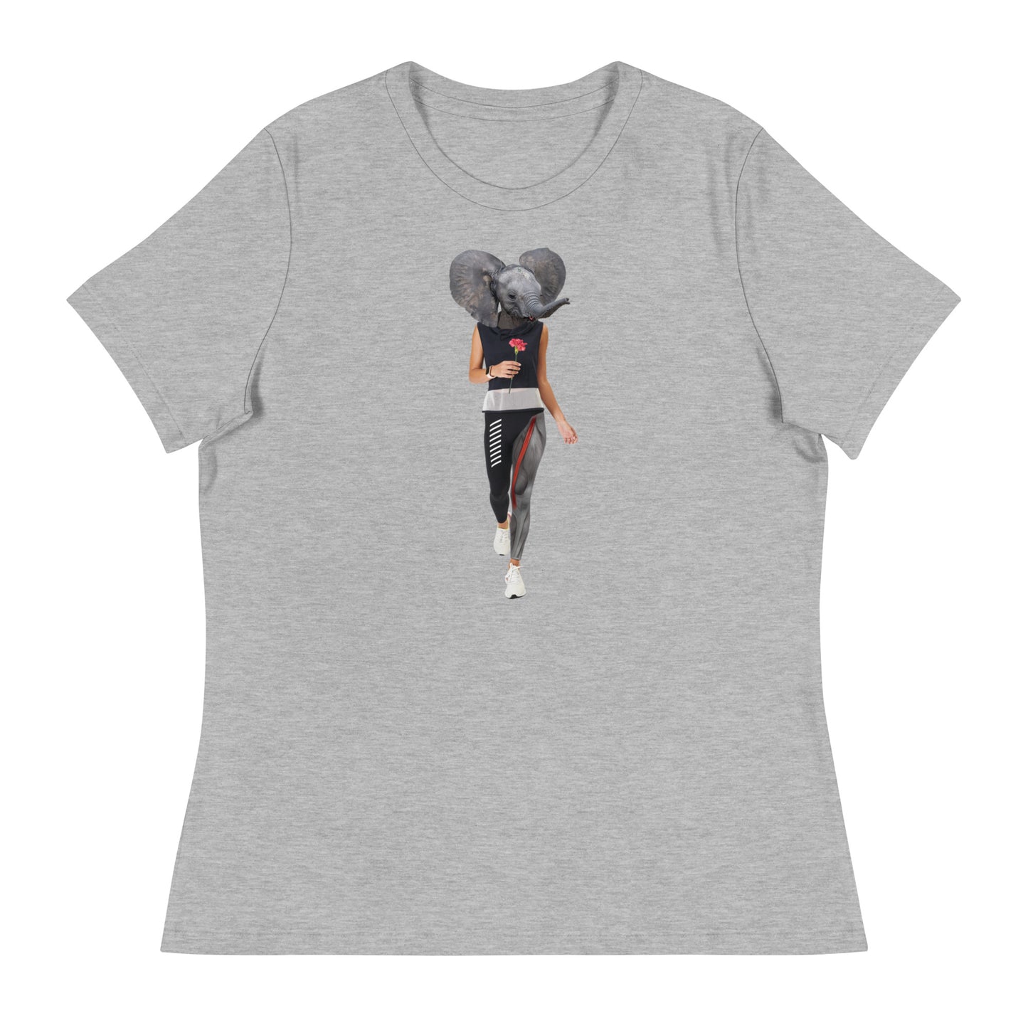 Athletic Elephant Women's Relaxed T-Shirt