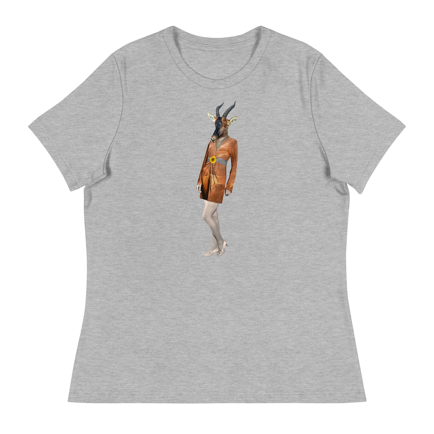 Gazelle In A Dress Women's Relaxed T-Shirt