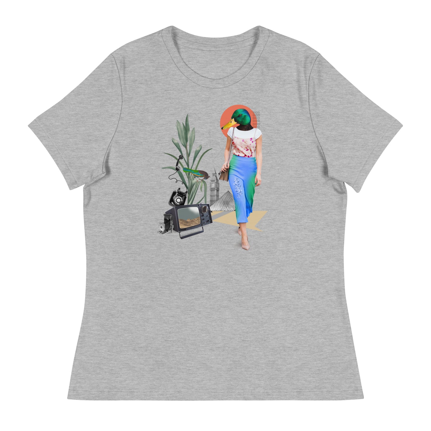 Duck Collage Women's Relaxed T-Shirt