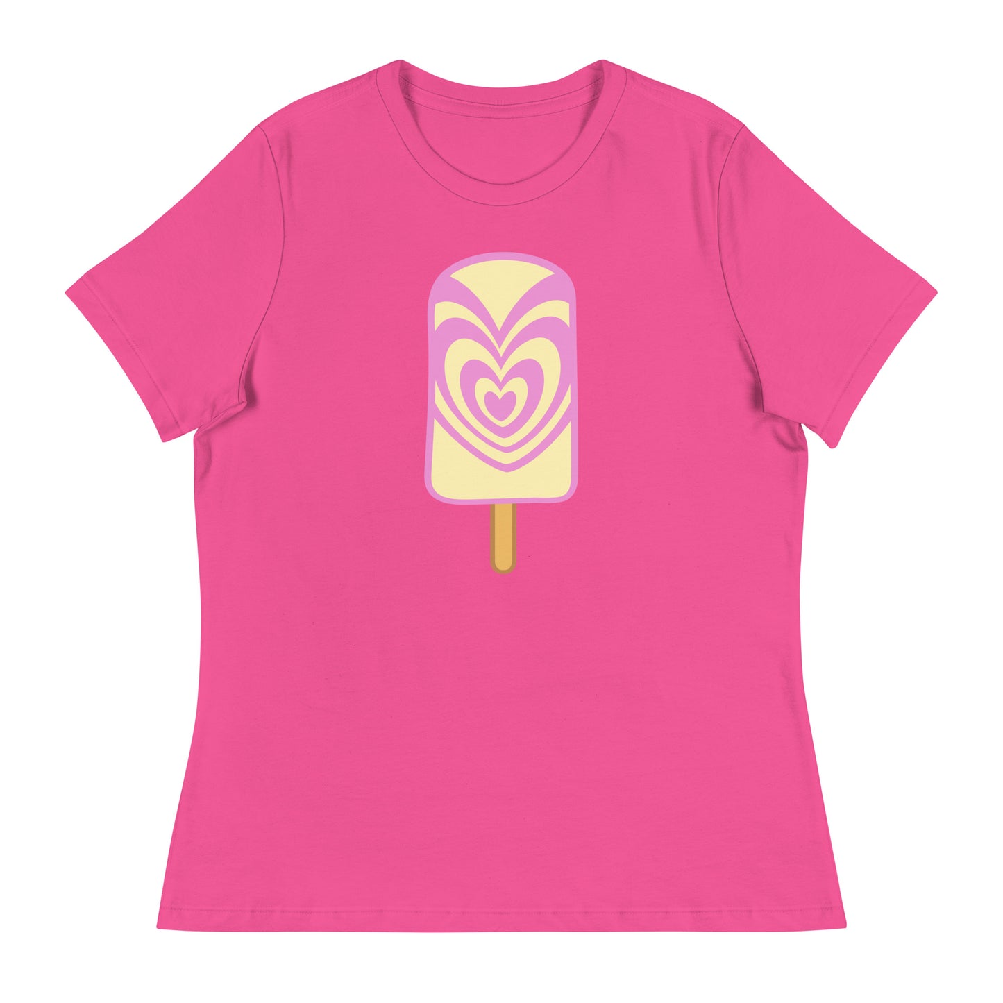 Heart swirl Ice block Women's Relaxed T-Shirt