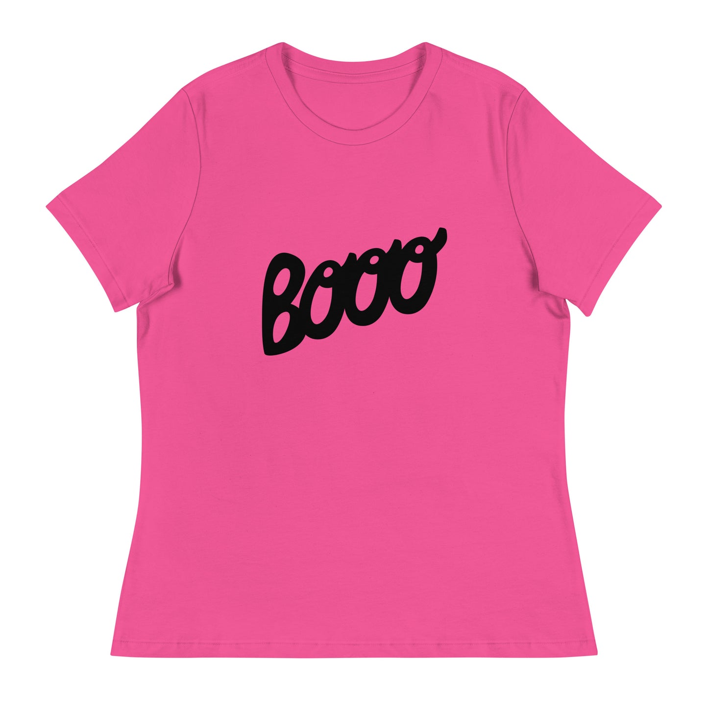 BOOOO Halloween Women's Relaxed T-Shirt