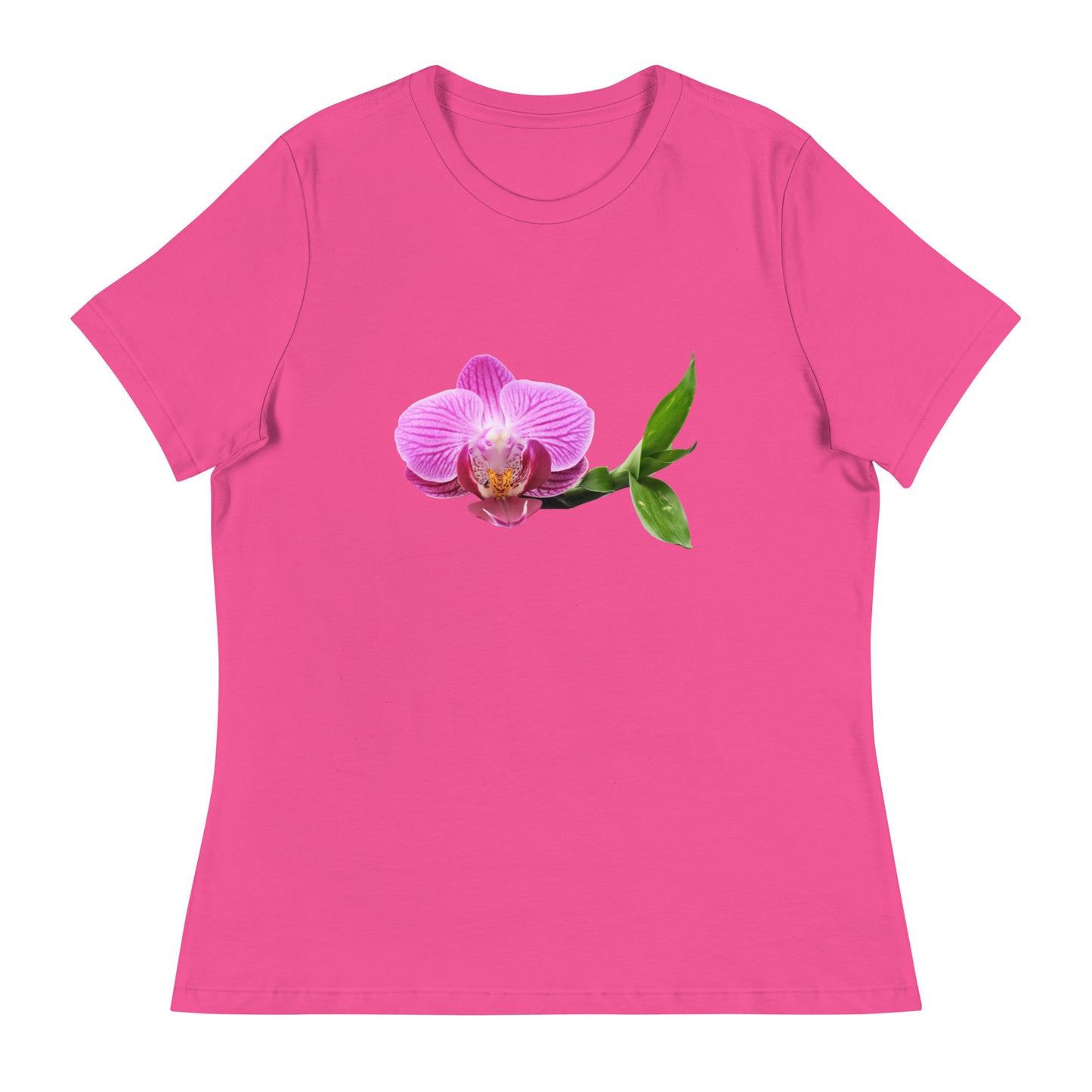 Single Pink Orchid Women's Relaxed T-Shirt