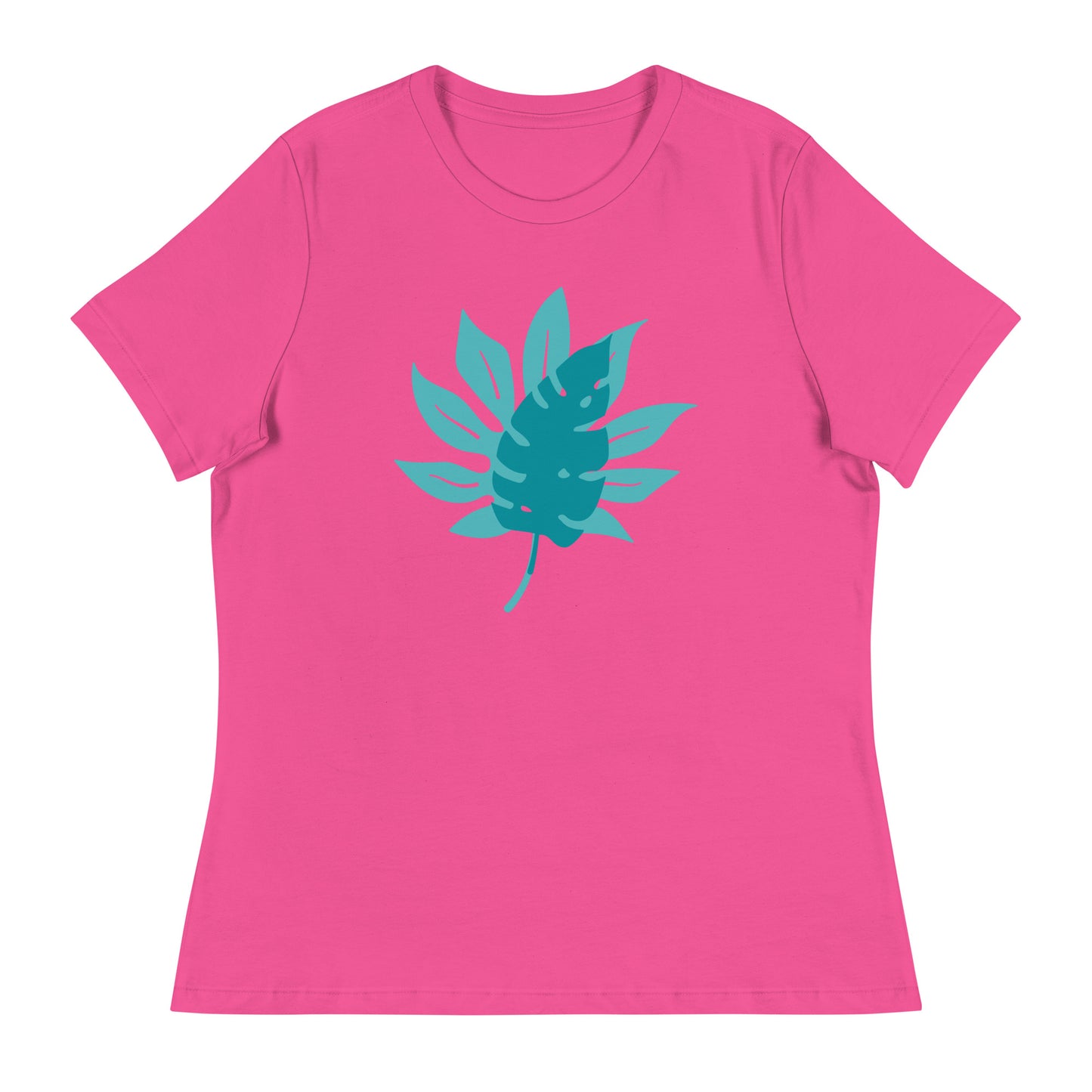 Blue Leaf Women's Relaxed T-Shirt