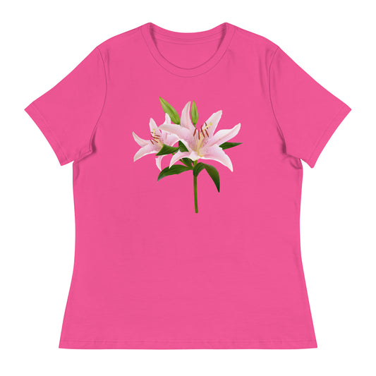 Oriental Lilies Women's Relaxed T-Shirt