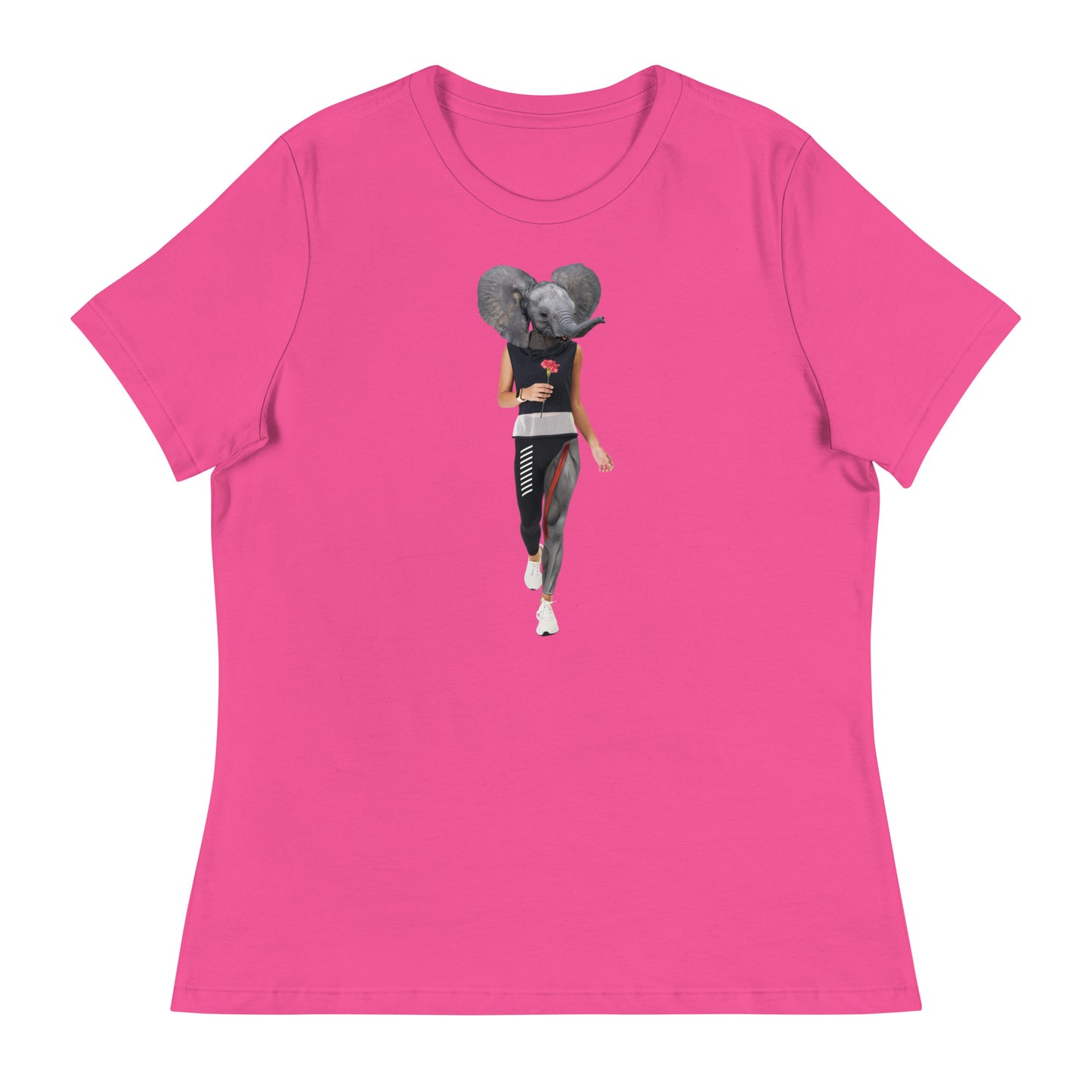 Athletic Elephant Women's Relaxed T-Shirt