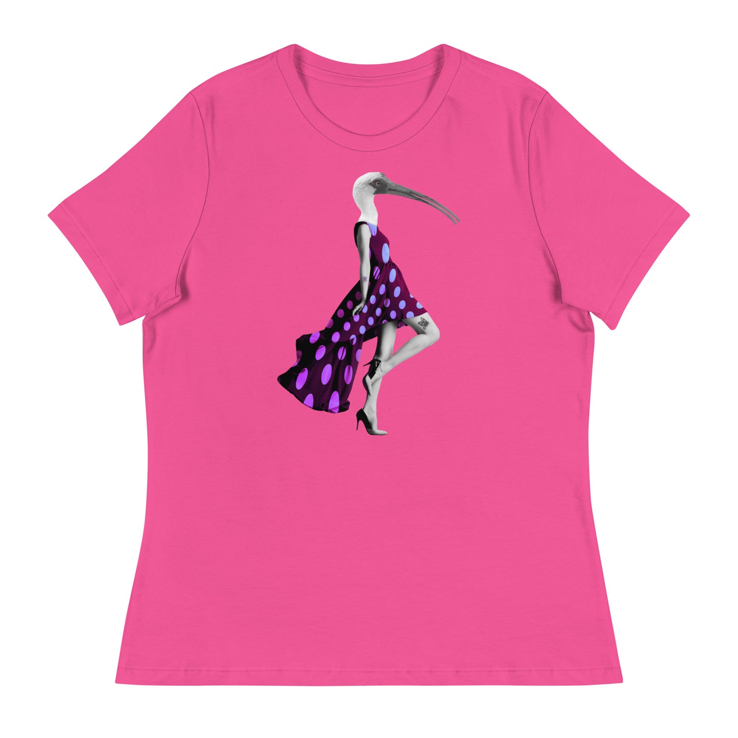 Bird In A Dress Women's Relaxed T-Shirt