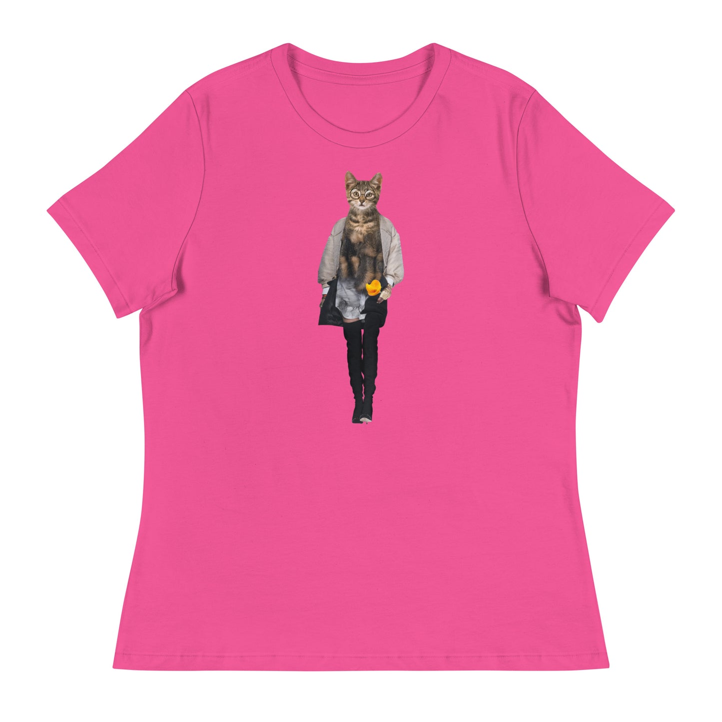 Casual Cat 2 Women's Relaxed T-Shirt