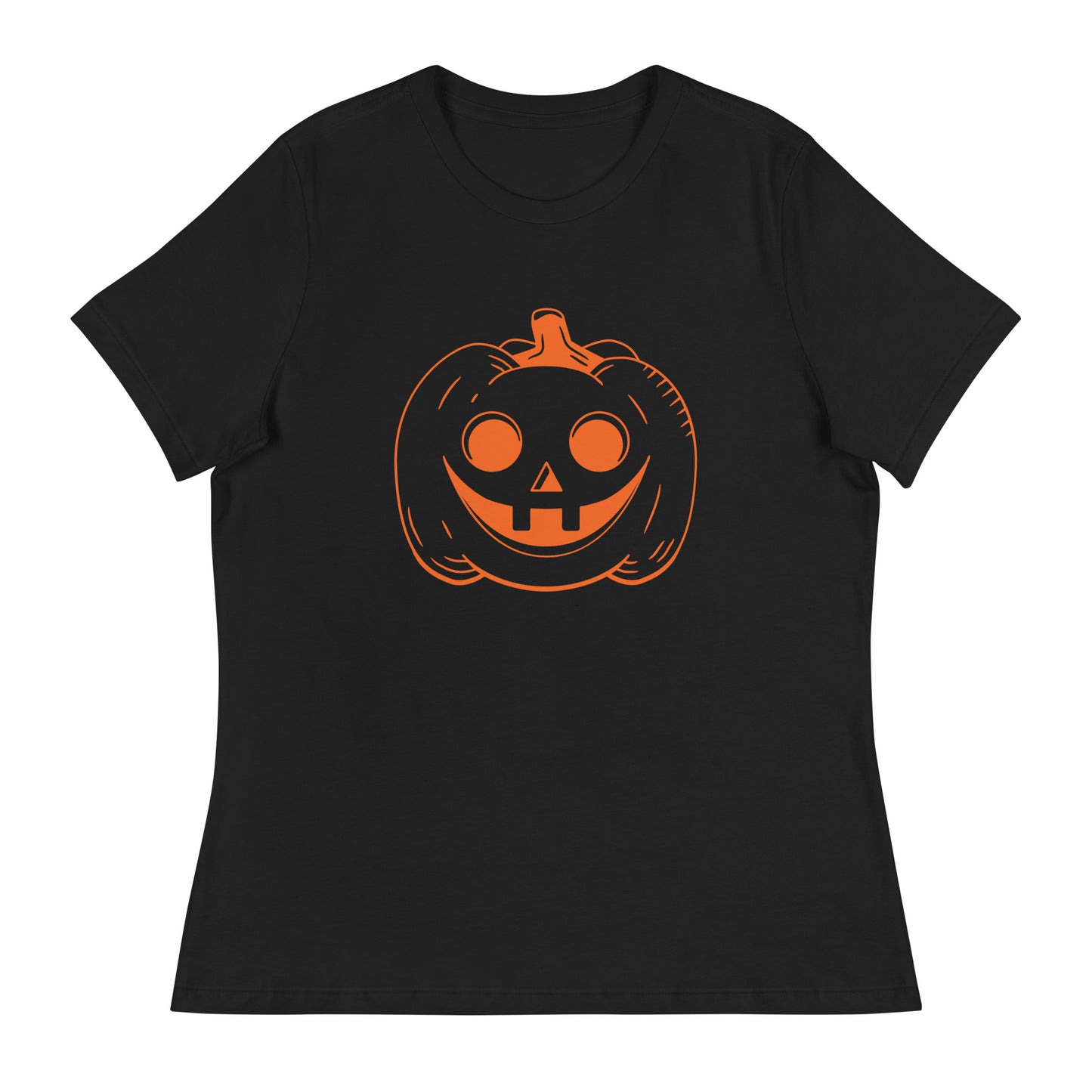 Carved Pumpkin Halloween Women's Relaxed T-Shirt