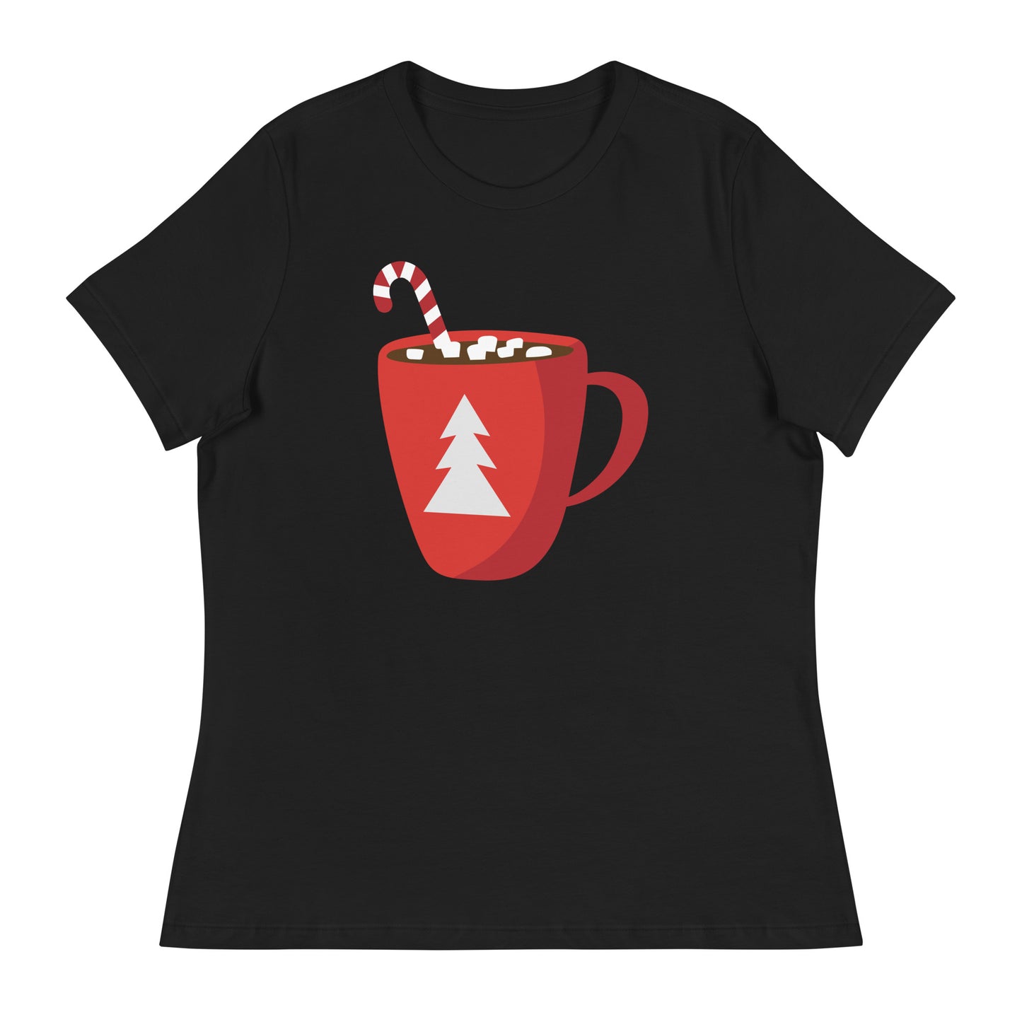 Christmas Candy Hot Chocolate Women's Relaxed T-Shirt