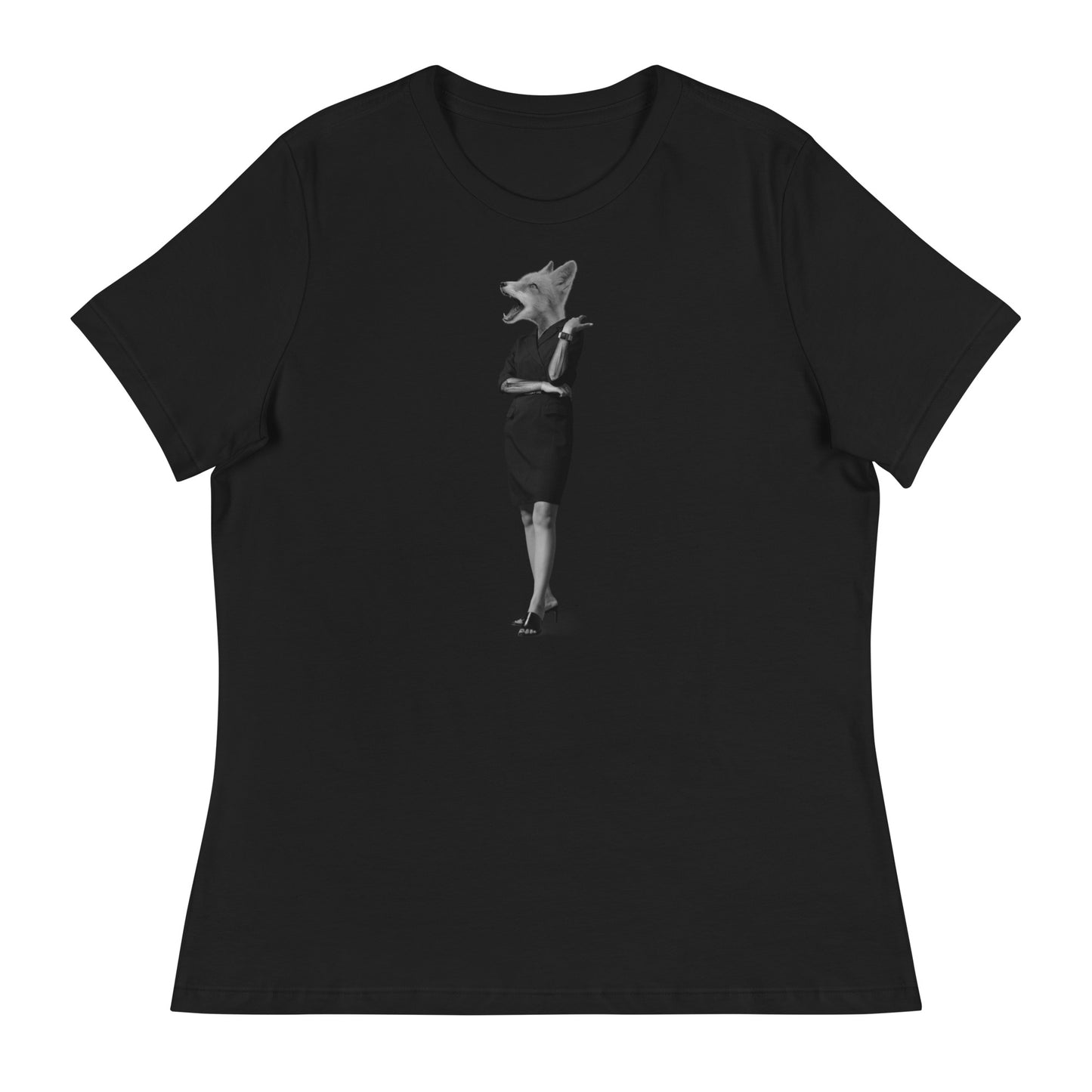 Fox In A Dress Women's Relaxed T-Shirt