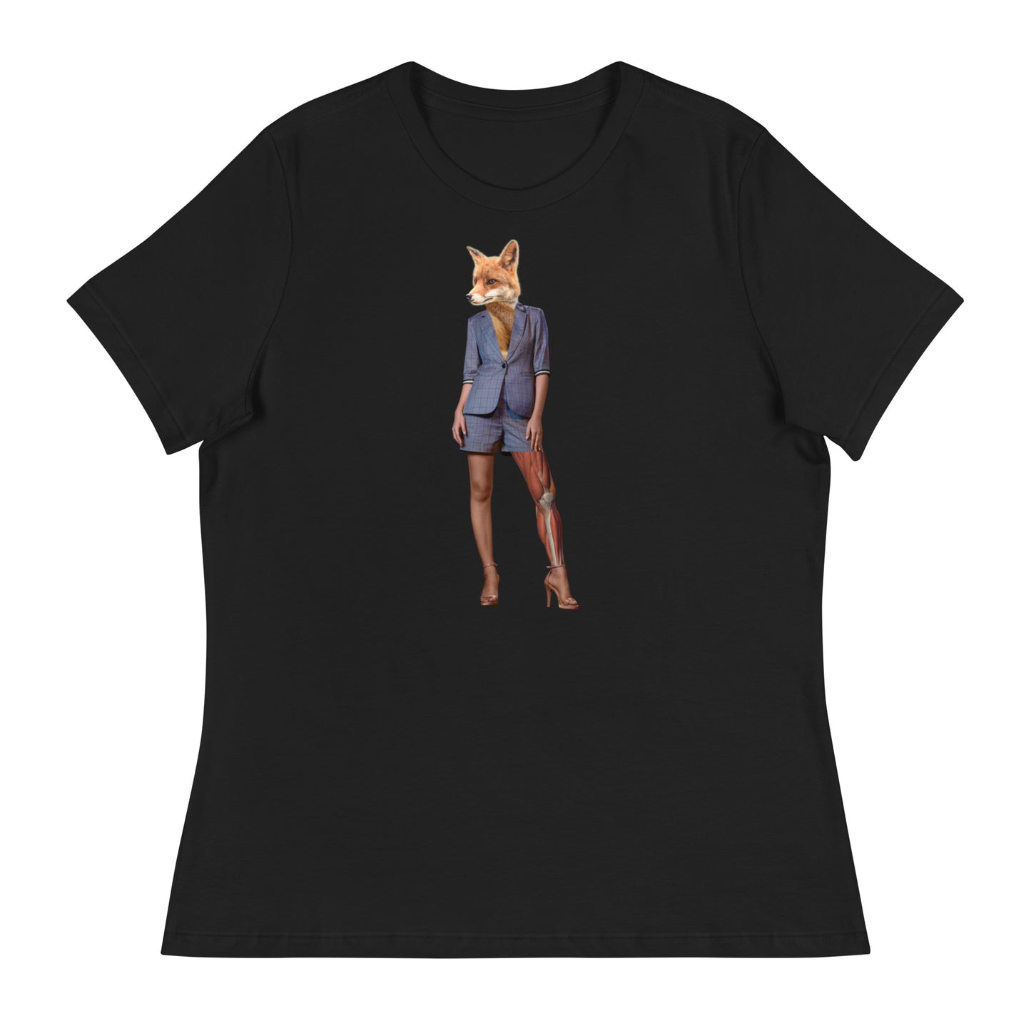 Fox In a Short Suit Women's Relaxed T-Shirt