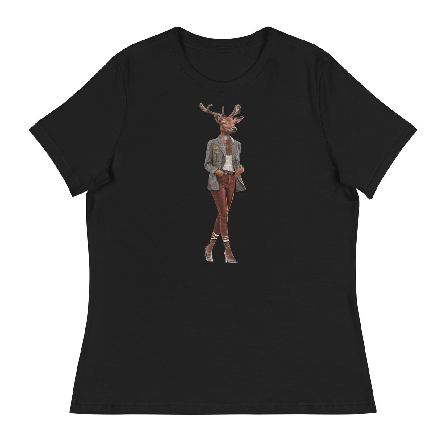 Casual Deer Women's Relaxed T-Shirt