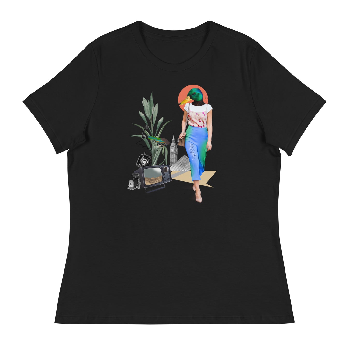 Duck Collage Women's Relaxed T-Shirt