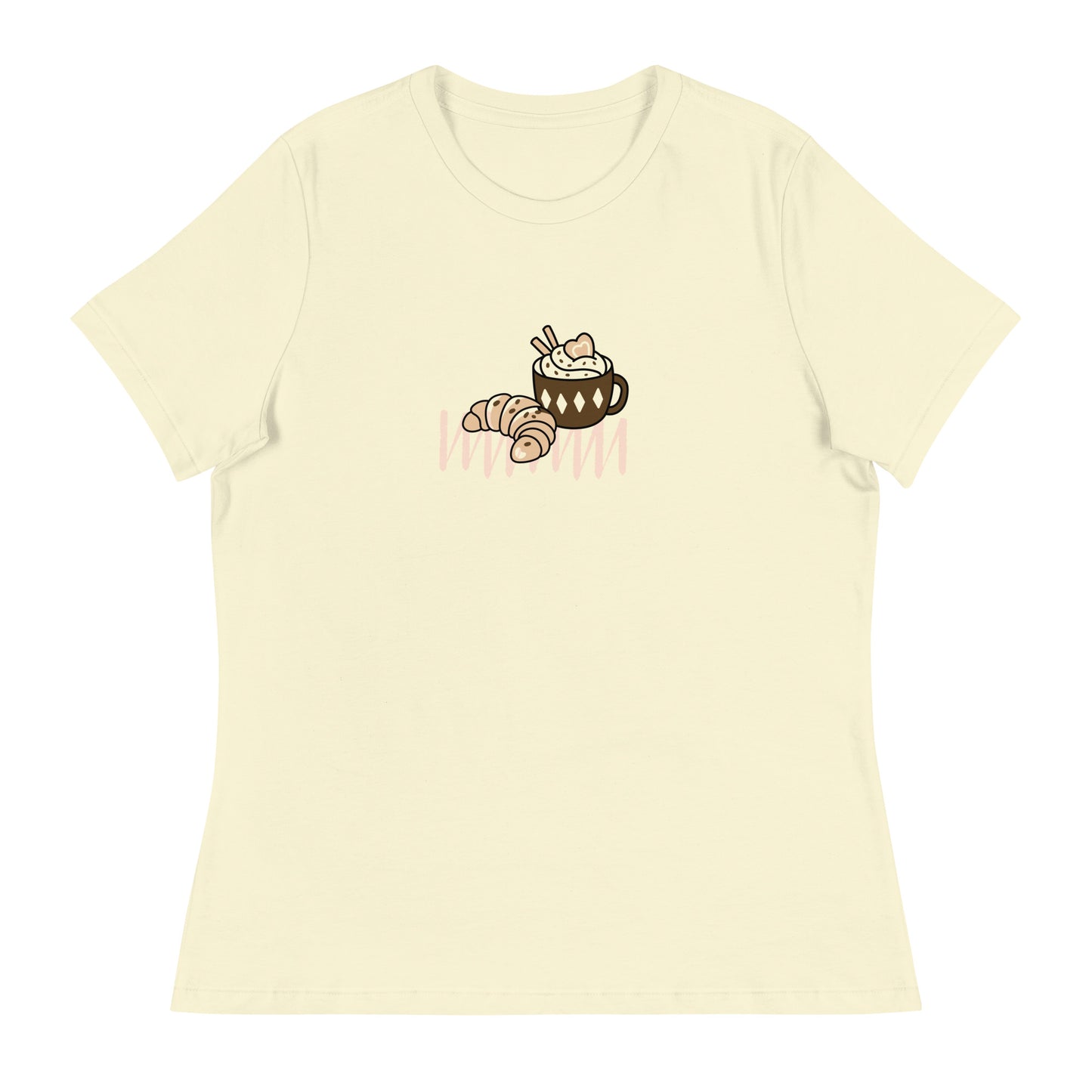 Coffee & Croissant Women's Relaxed T-Shirt